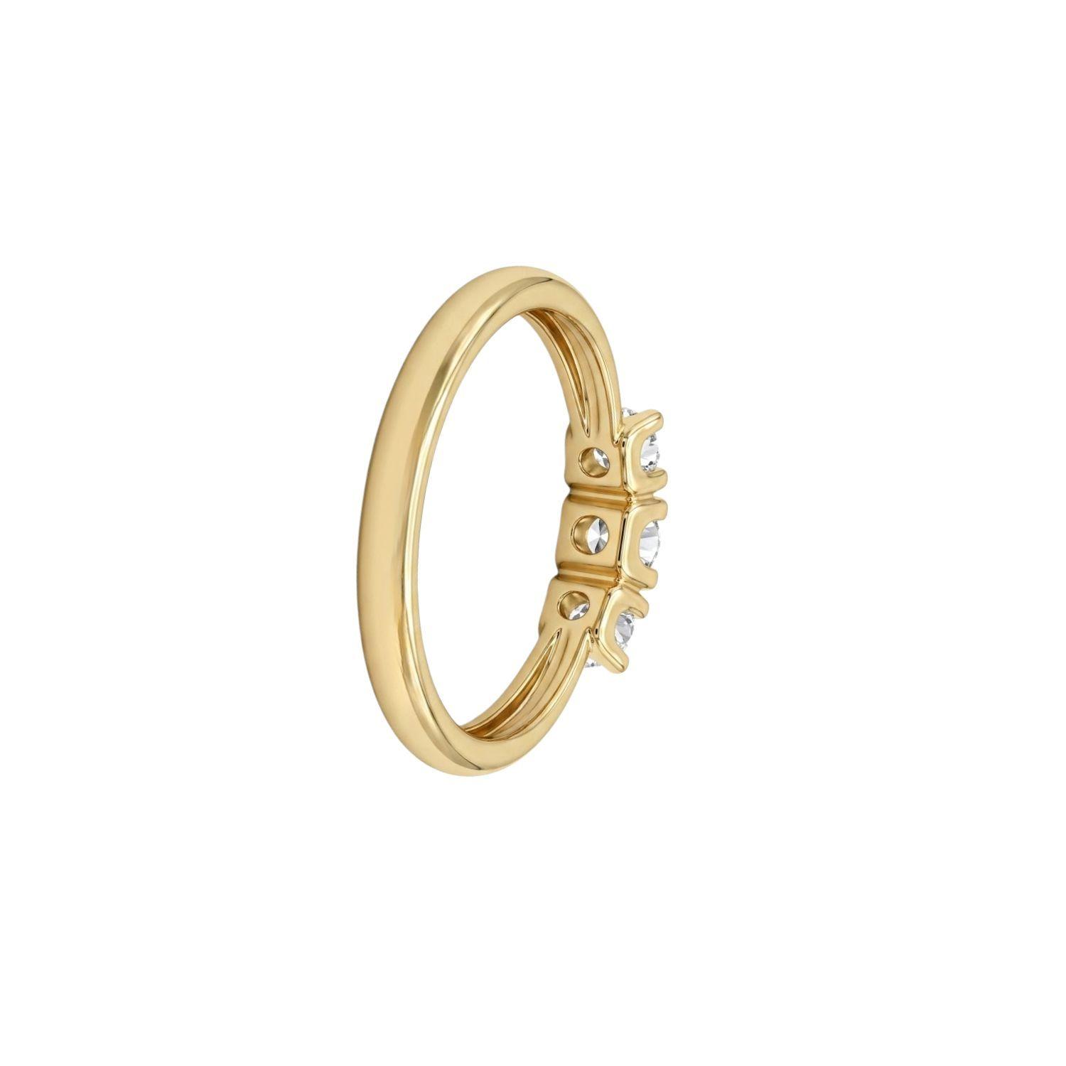 Anillo de Oro 18kt  Tres Circones-2