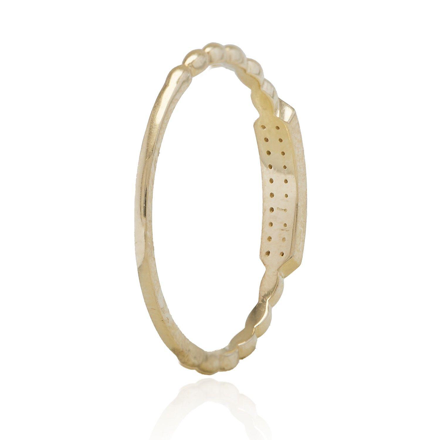 Anillo Oro Amarillo 18kt Diamantes 5 Pts Corte Brillante SI/H-1