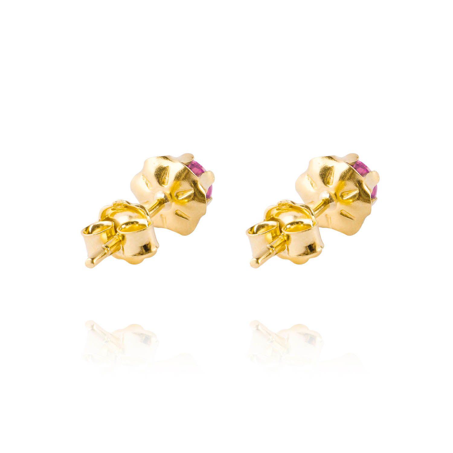 Aros de Oro 18kt RF de 4mm con Seis grifas-2