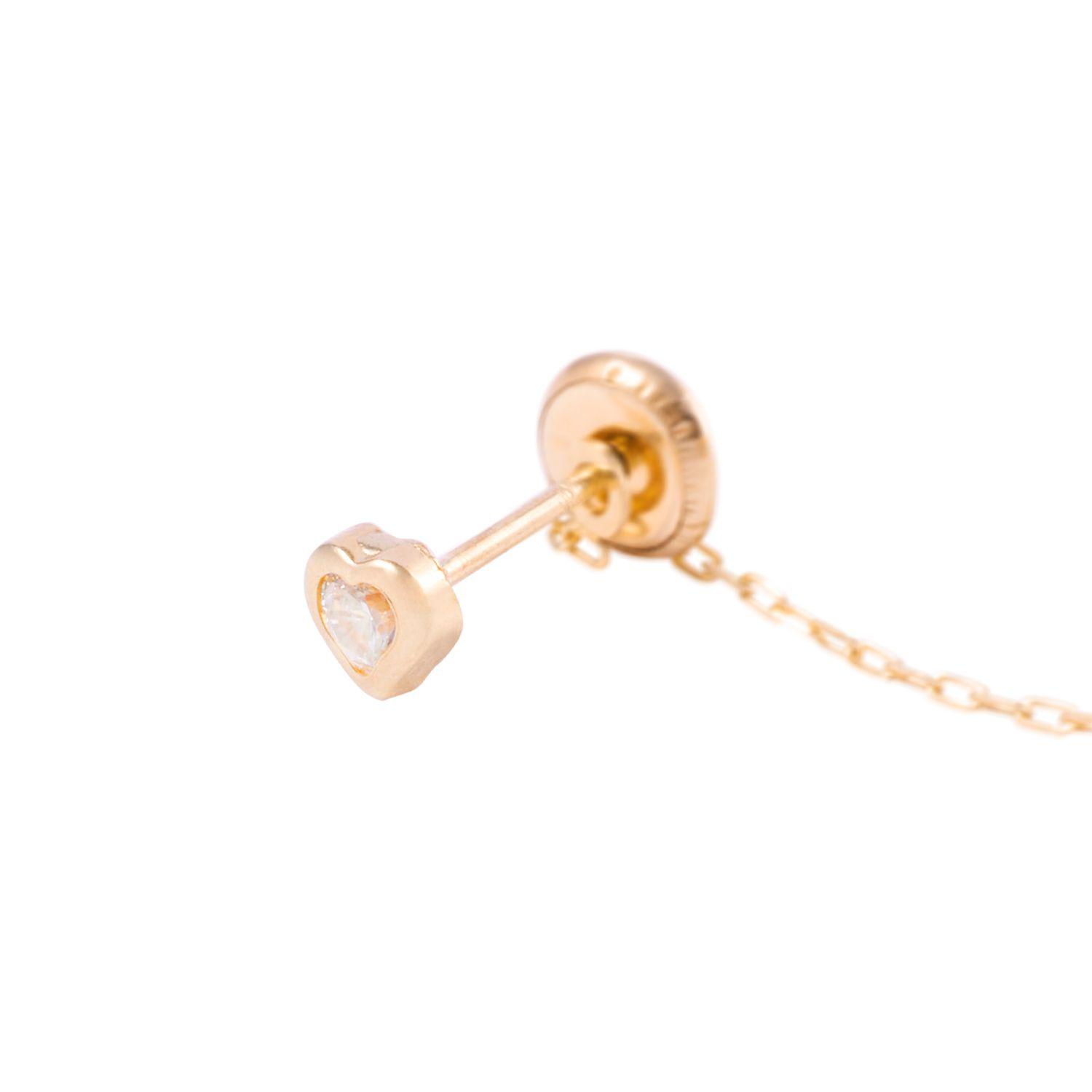 Piercing de Oro de 9kt Circones con colgante-2