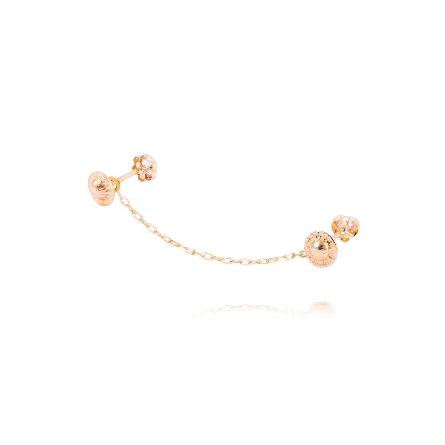 Piercing de Oro de 9kt Circones con colgante-3