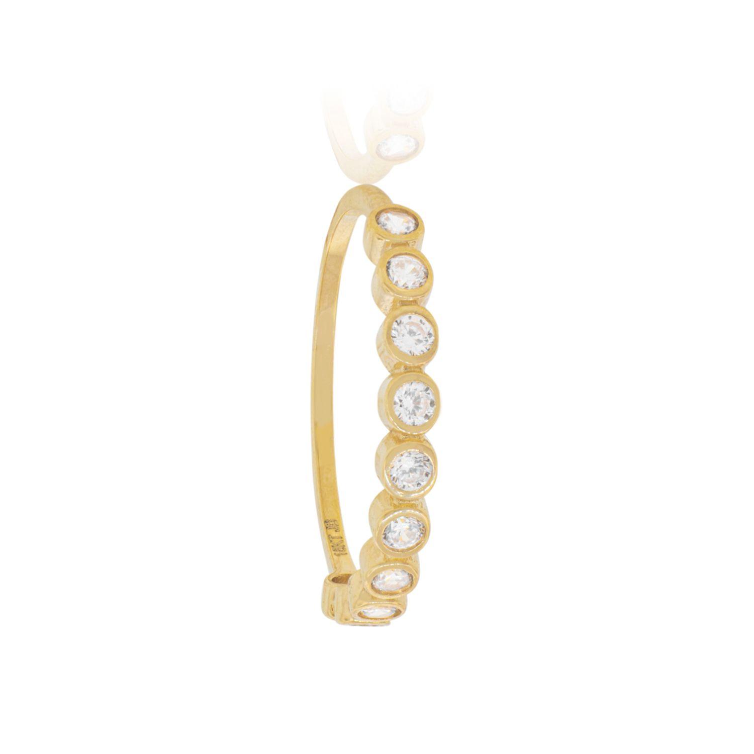 Anillo Compromiso de Oro 18Kt Puntos de Luz Circon-2