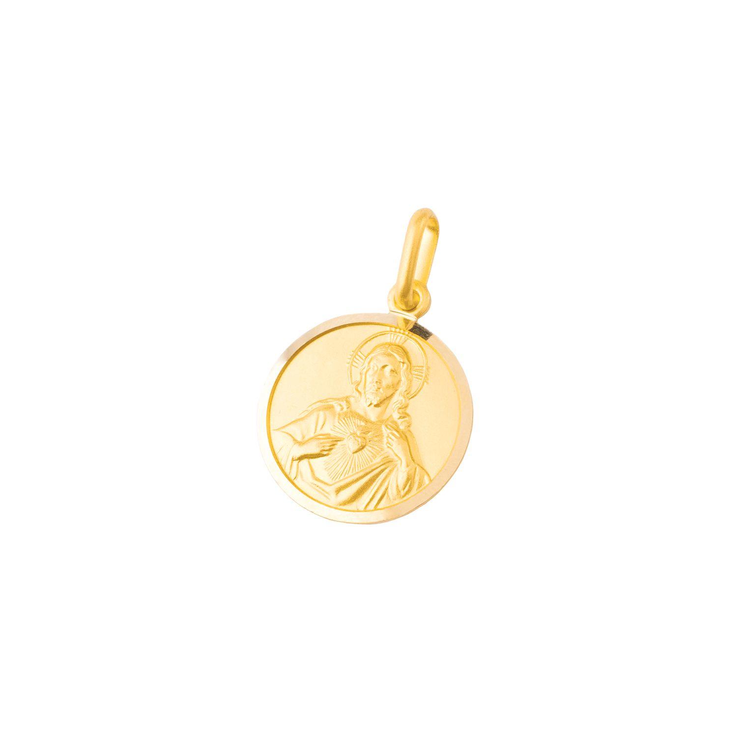 Colgantes de Oro 18kt Modelo Escapulario Dios y Virgen-0