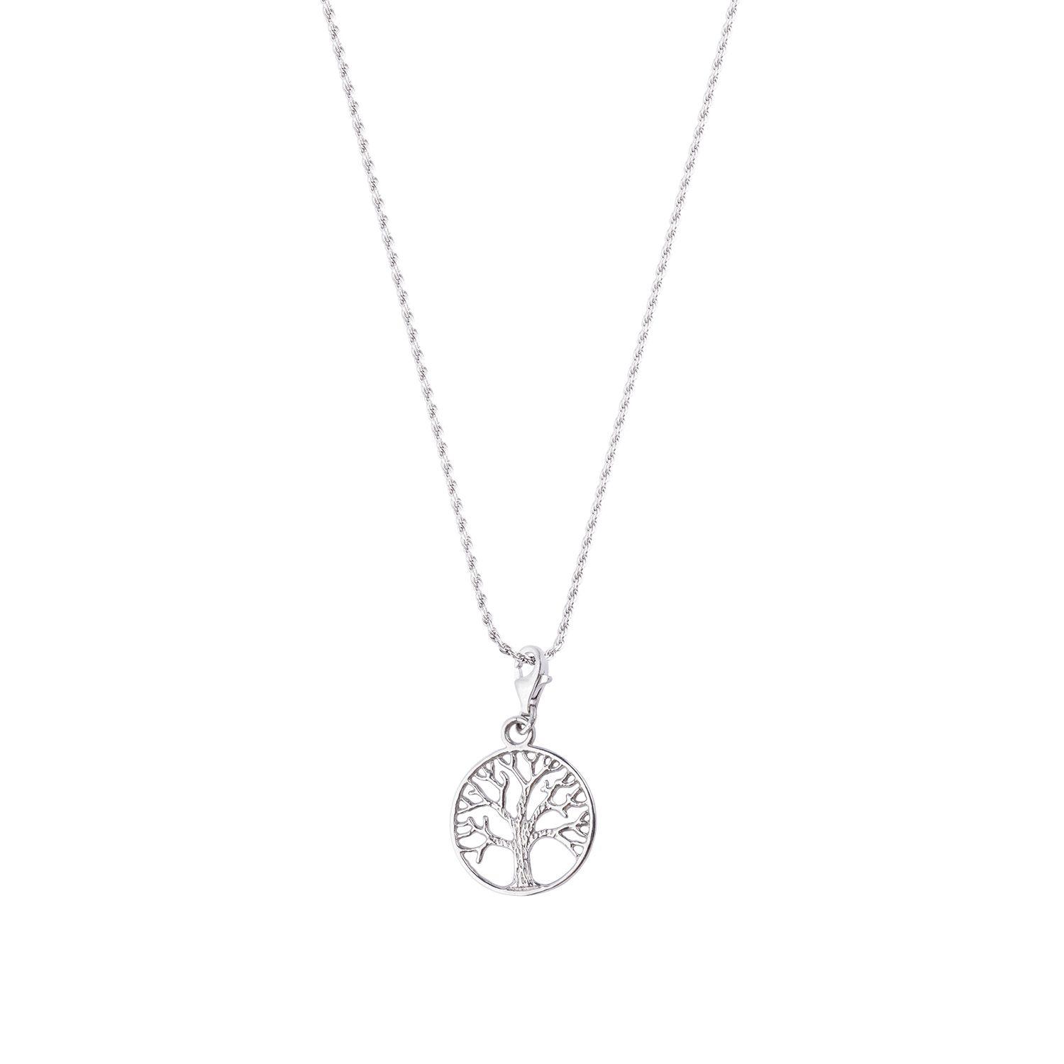 Colgante de Plata Esterlina 925 Árbol de la Vida-2