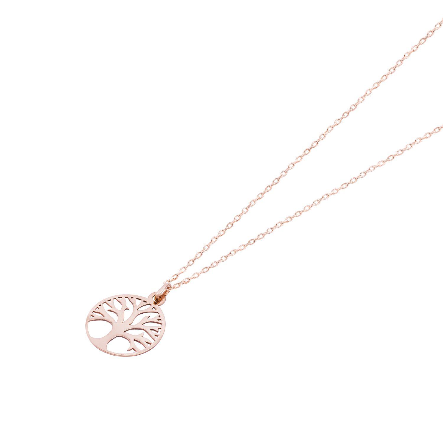 Colgante Oro Miel 18kt Árbol de la Vida Grande-2