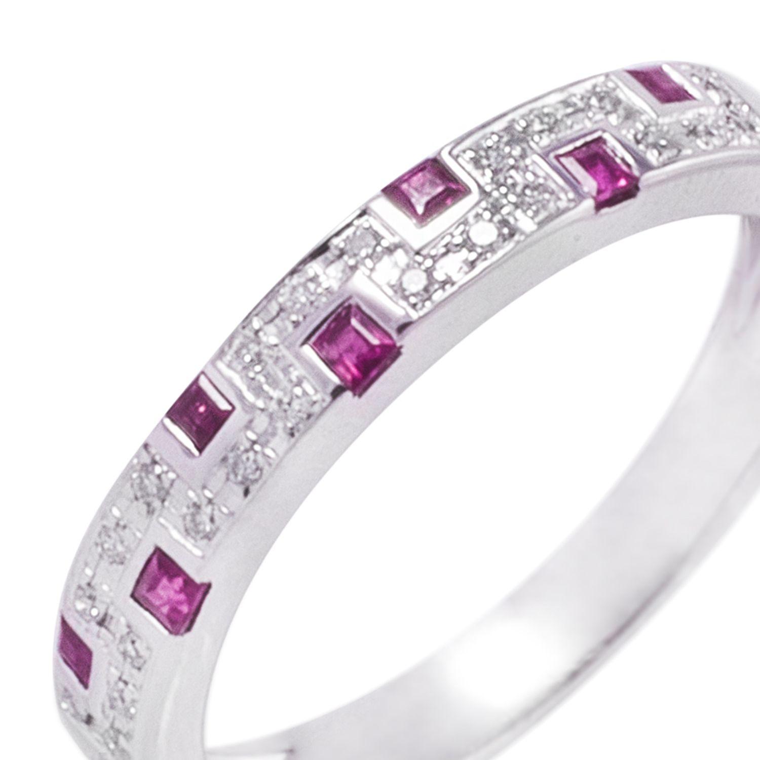 Anillo de Oro 18kt Rubí tablero-1