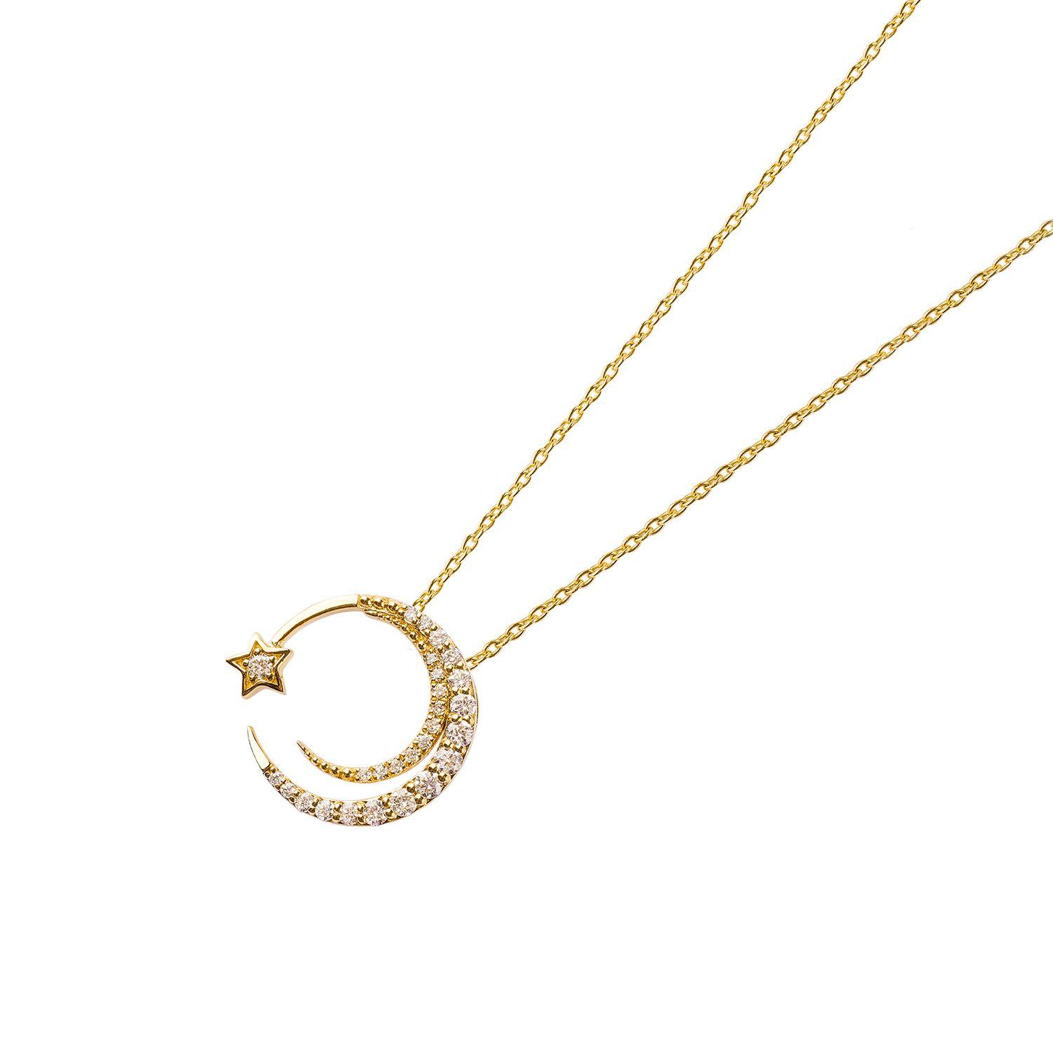 Colgante Oro 18kt Diamantes 21 Pts Totales SI/H-0