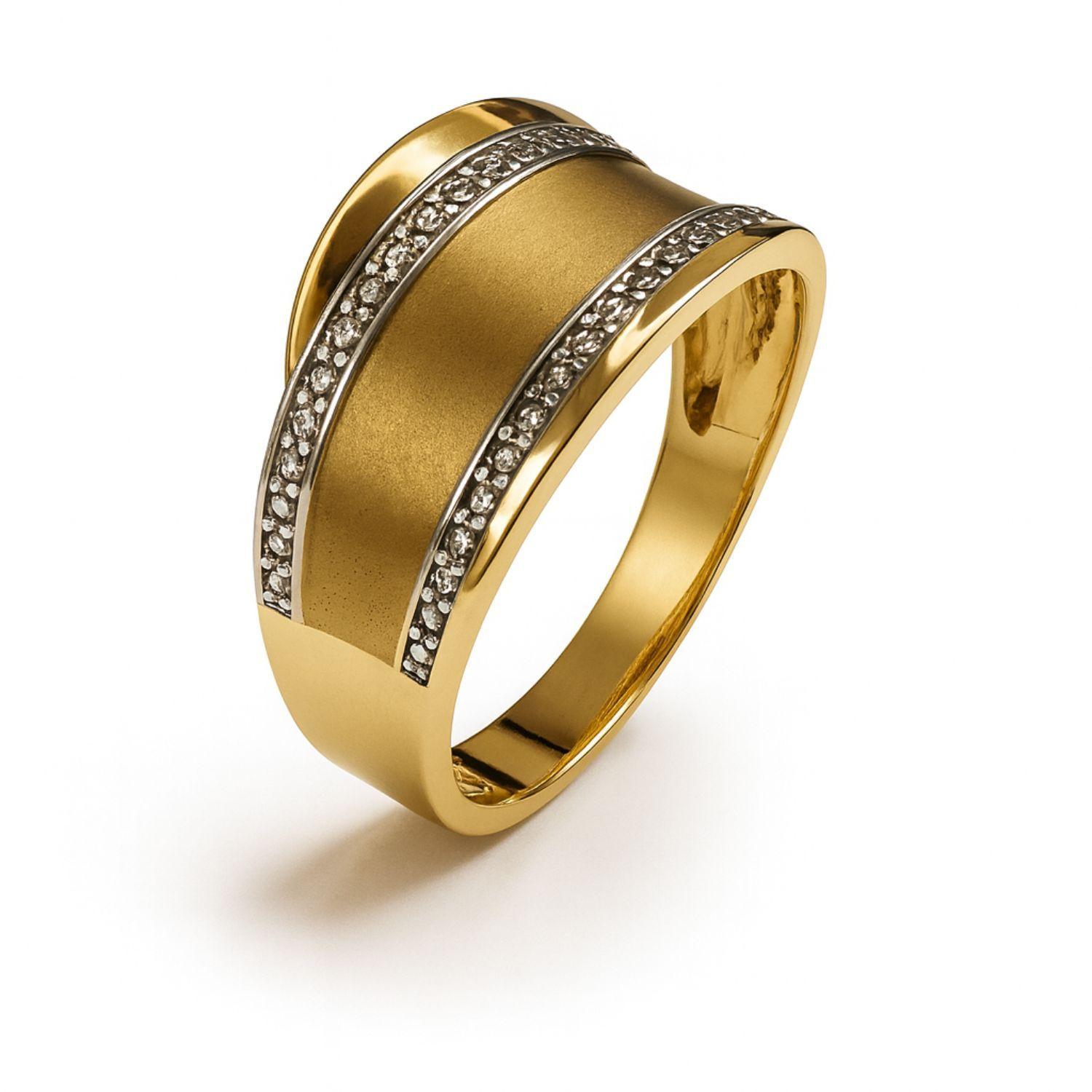 Anillo Oro 18kt Satinado-2