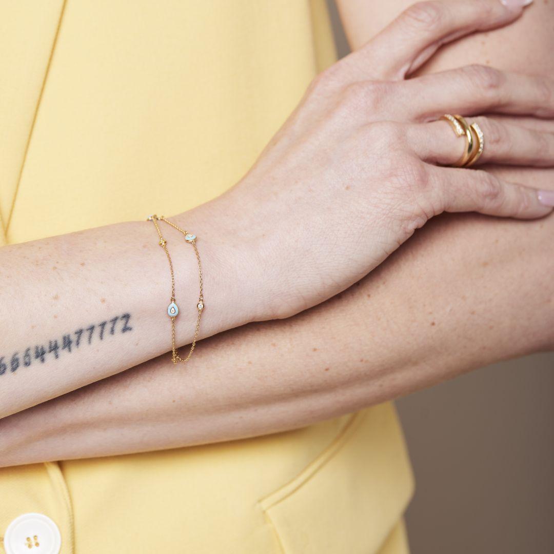 Pulsera Oro Amarillo 18kt Diamantes 12 Pts | Danielle Costantini-3