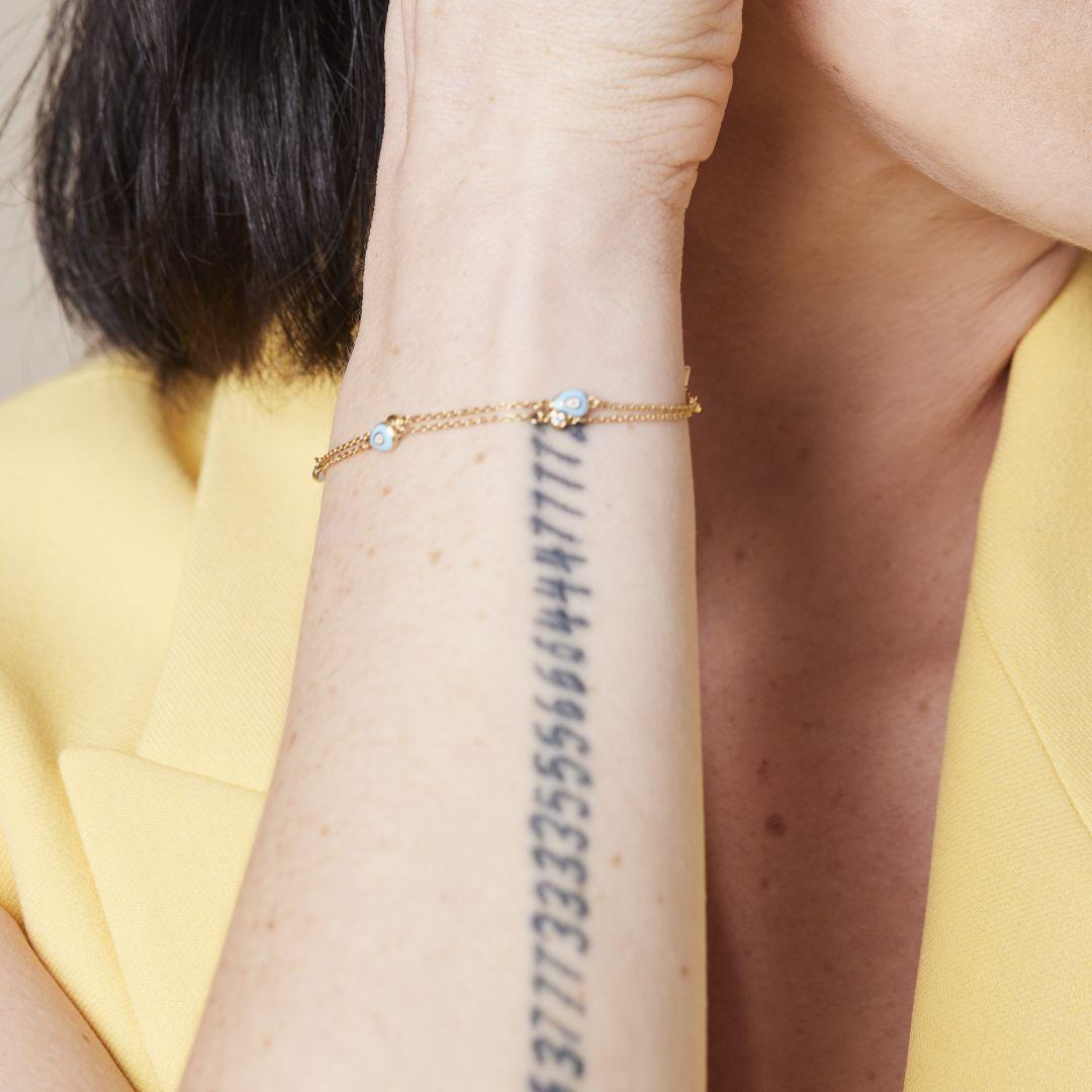 Pulsera Oro Amarillo 18kt Diamantes 12 Pts | Danielle Costantini-4