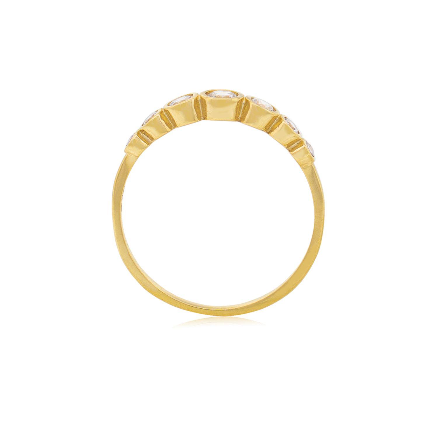 Anillo Compromiso de Oro 18Kt Circones Degrade-1