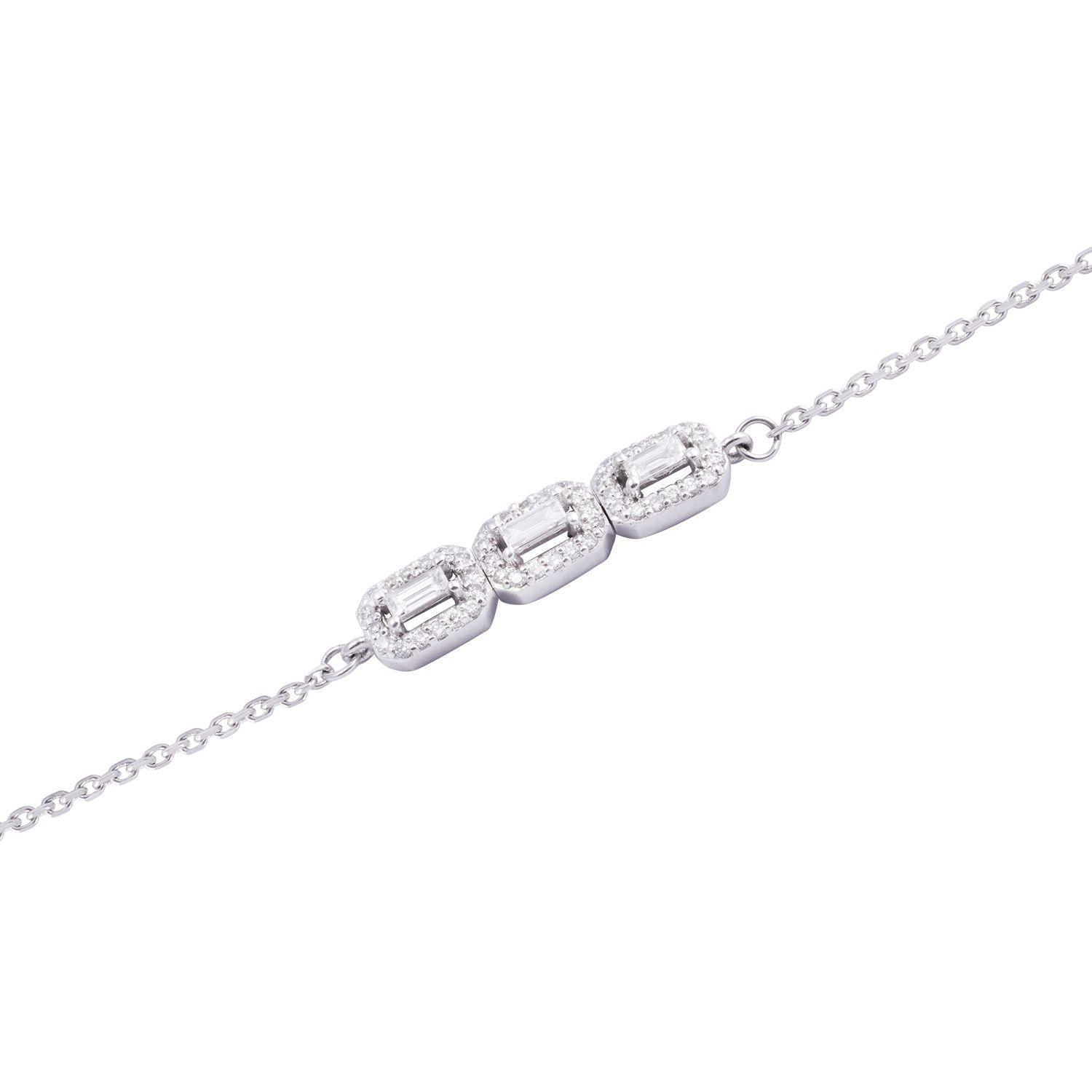 Pulsera de Oro 18kt 19 puntos de diamante-2