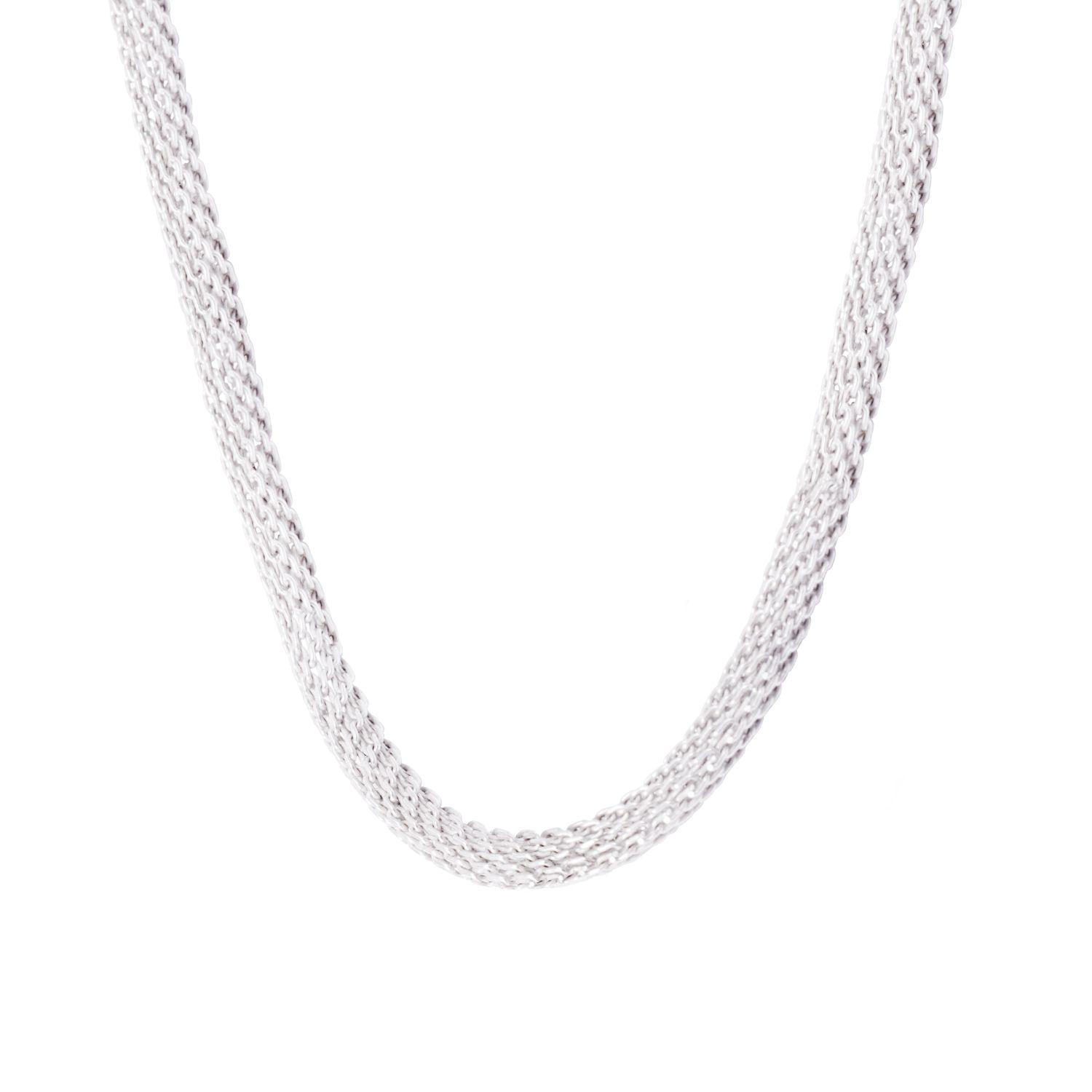 Cadena de Plata Esterlina 925 Diseño Serpiente-1
