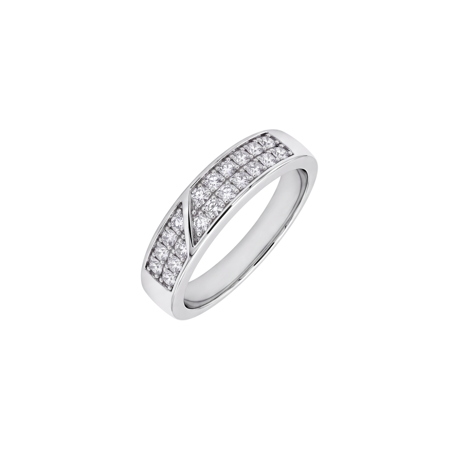 Anillo de Plata Esterlina 925 Destello Circon-0
