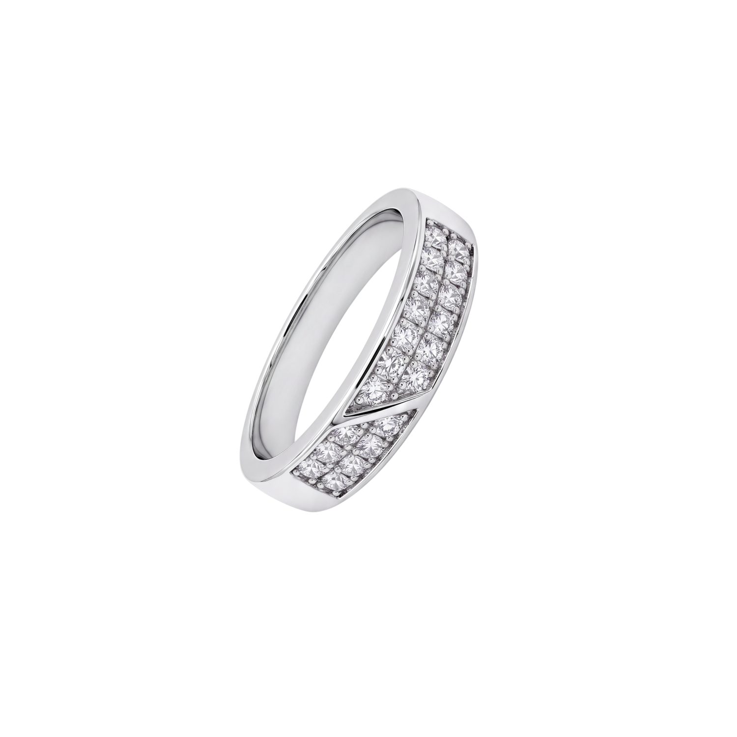 Anillo de Plata Esterlina 925 Destello Circon-1