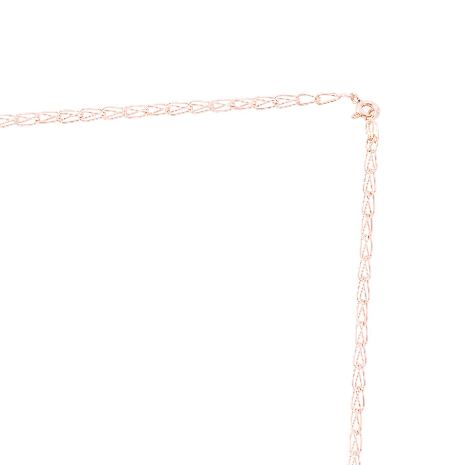 Cadena Oro Miel 18Kt Modelo Jaula-2