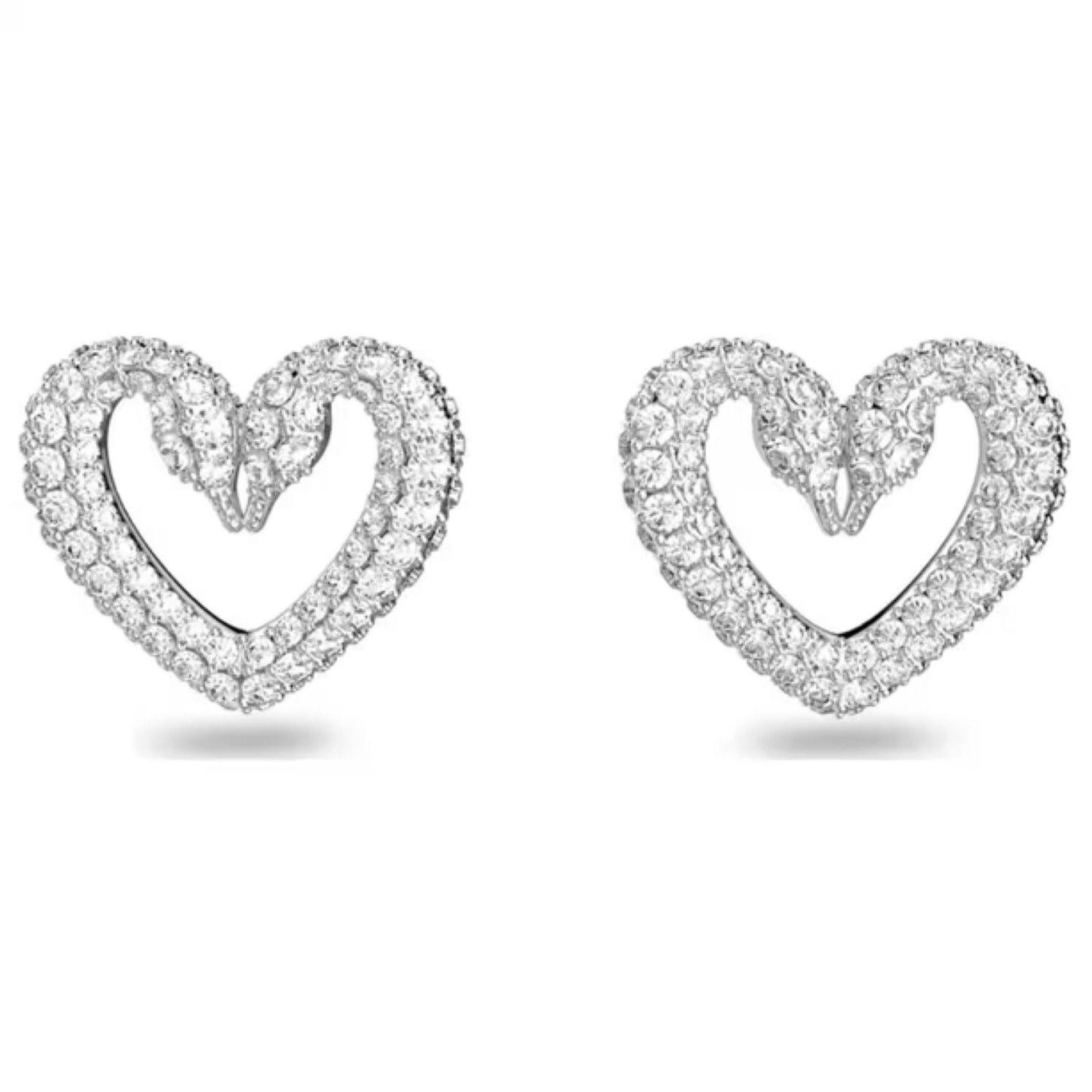 Aros Swarovski Sublima Corazón-0