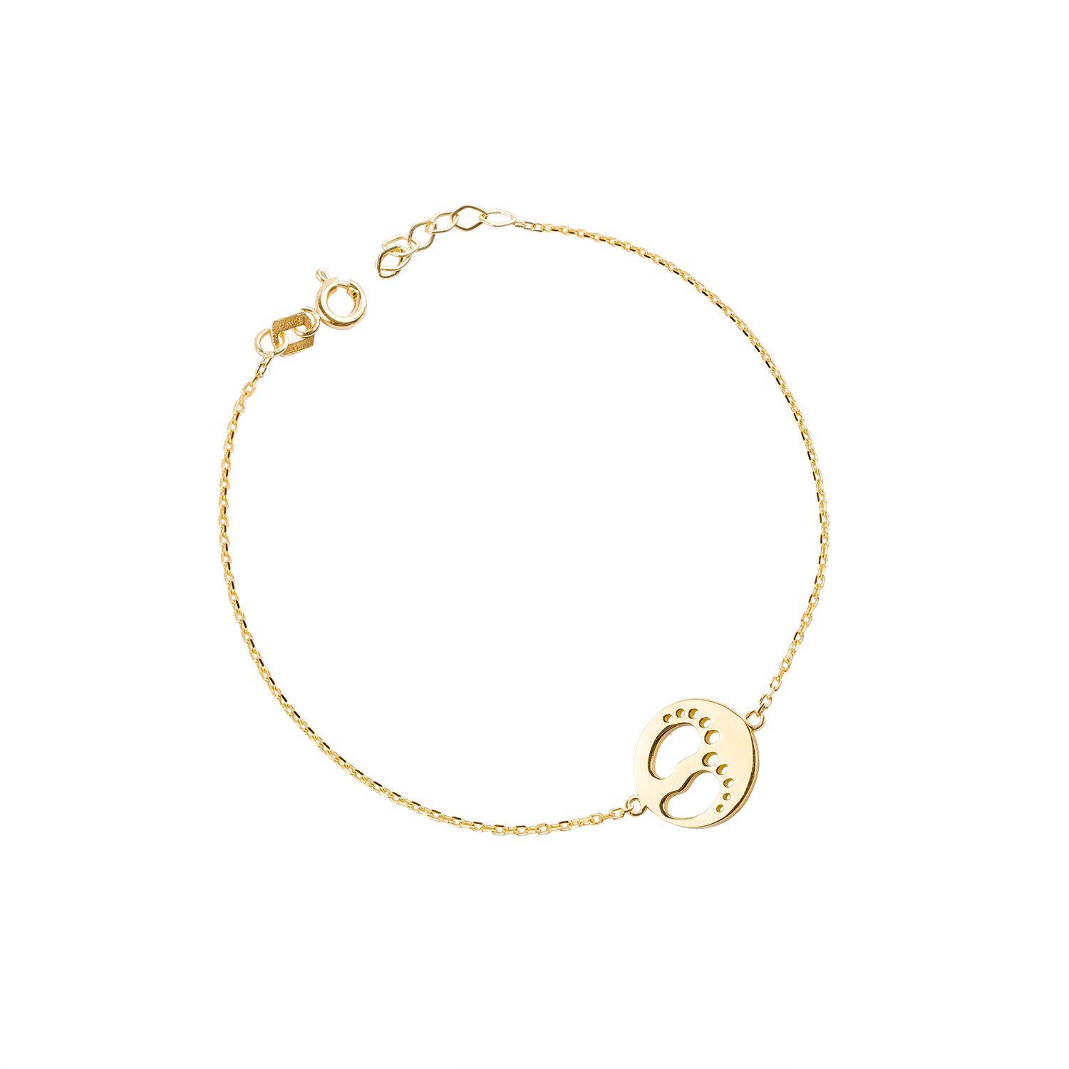 Pulsera de Oro 18kt Modelo Patitas-2