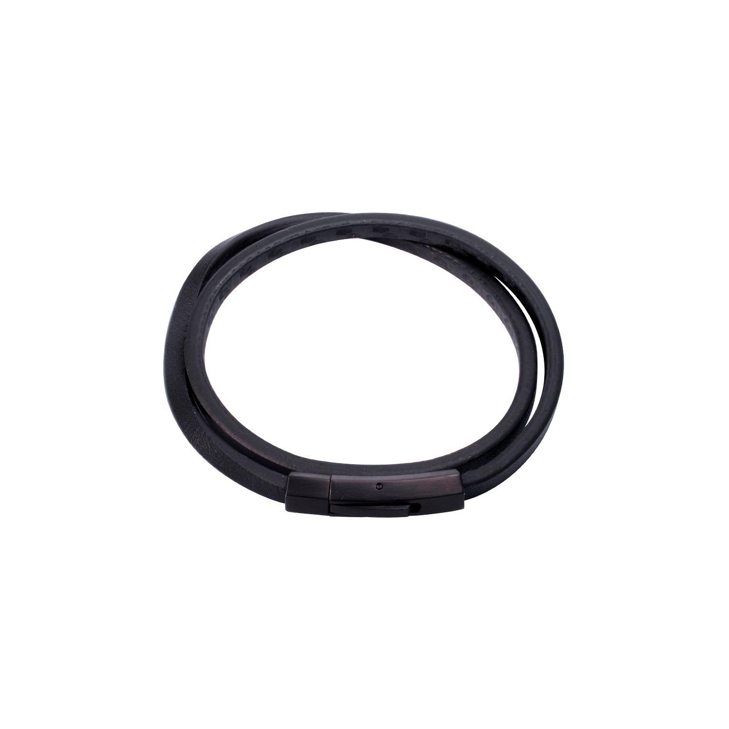 Pulsera de cuero Seth Turim-0