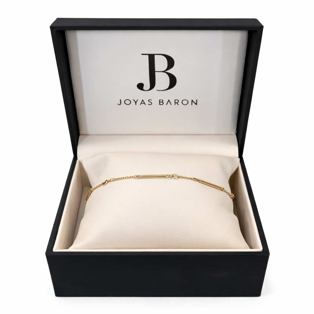 Pulsera Oro Amarillo 18kt Barras-3