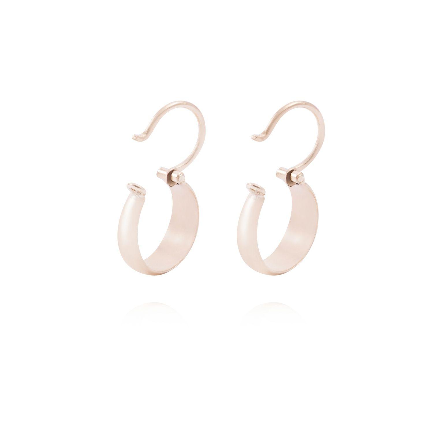 Aros Oro Miel 18kt  Bote 10mm-2