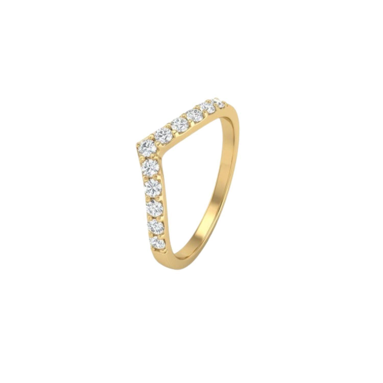 Anillo Oro Miel 18kt Vértice Brillante-0