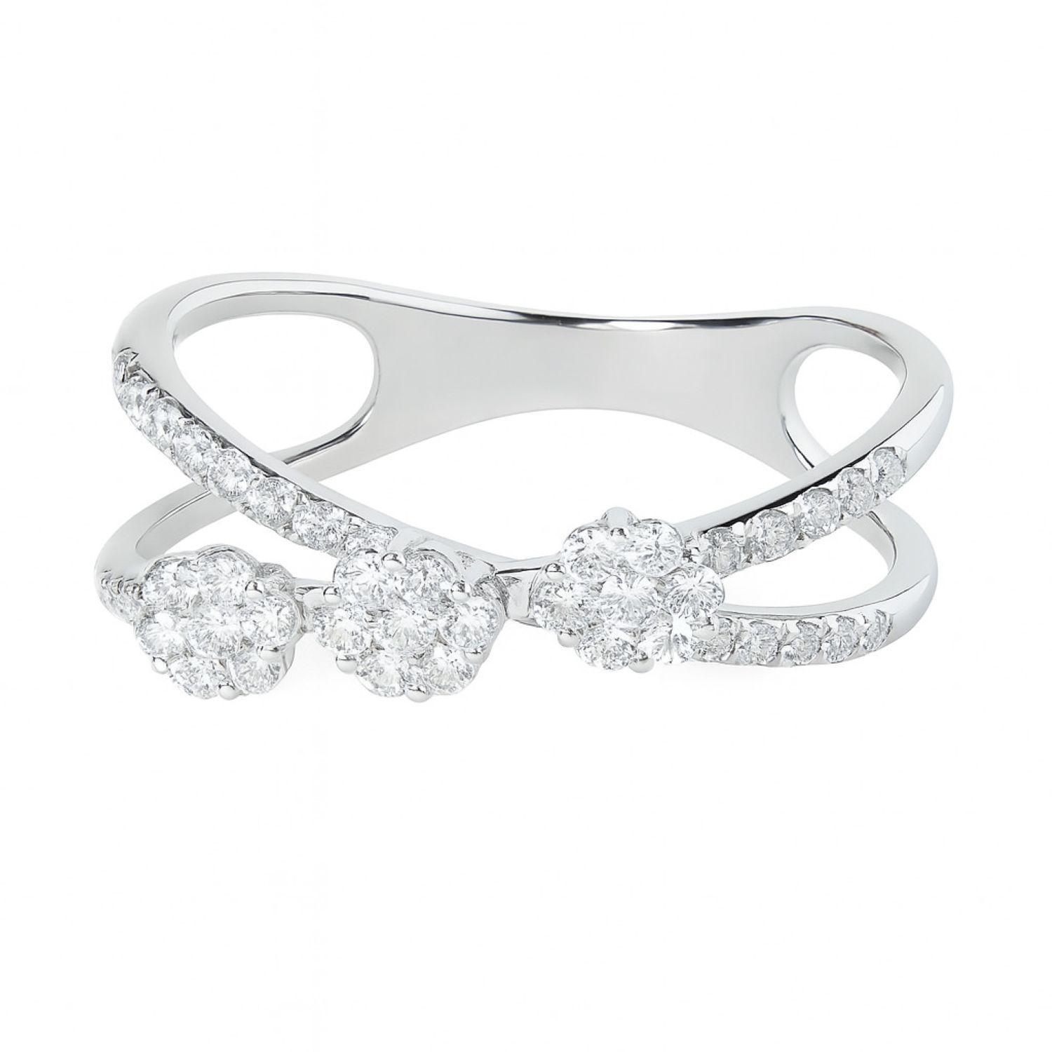 Anillo Oro Blanco 18kt con Diamantes 77 Pts | Danielle Costantini-2