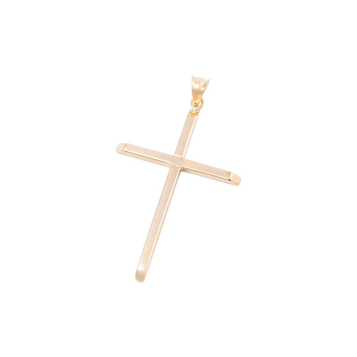 Colgante de Oro 18kt Cruz 40MM-0