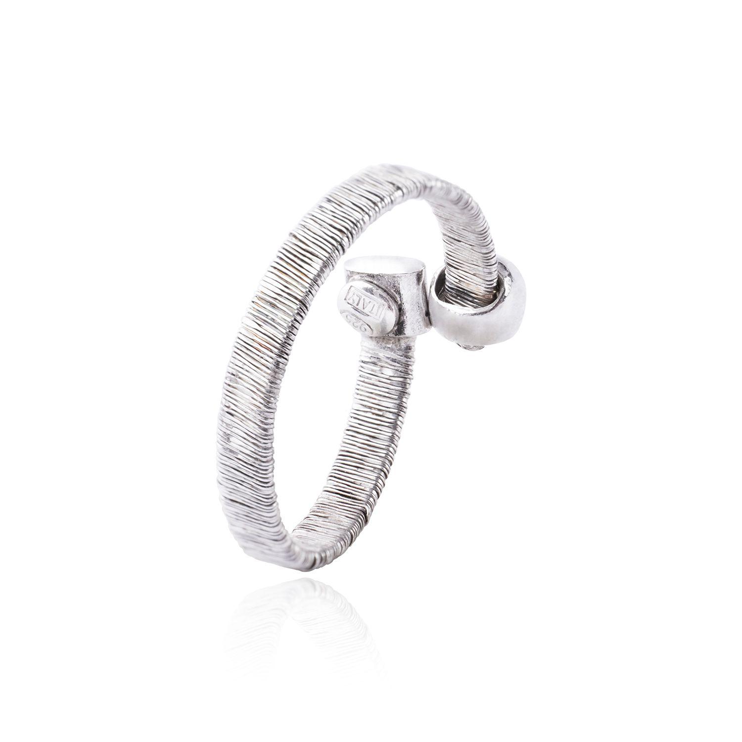 Anillo de Plata Esterlina 925 Retorcido 16-2