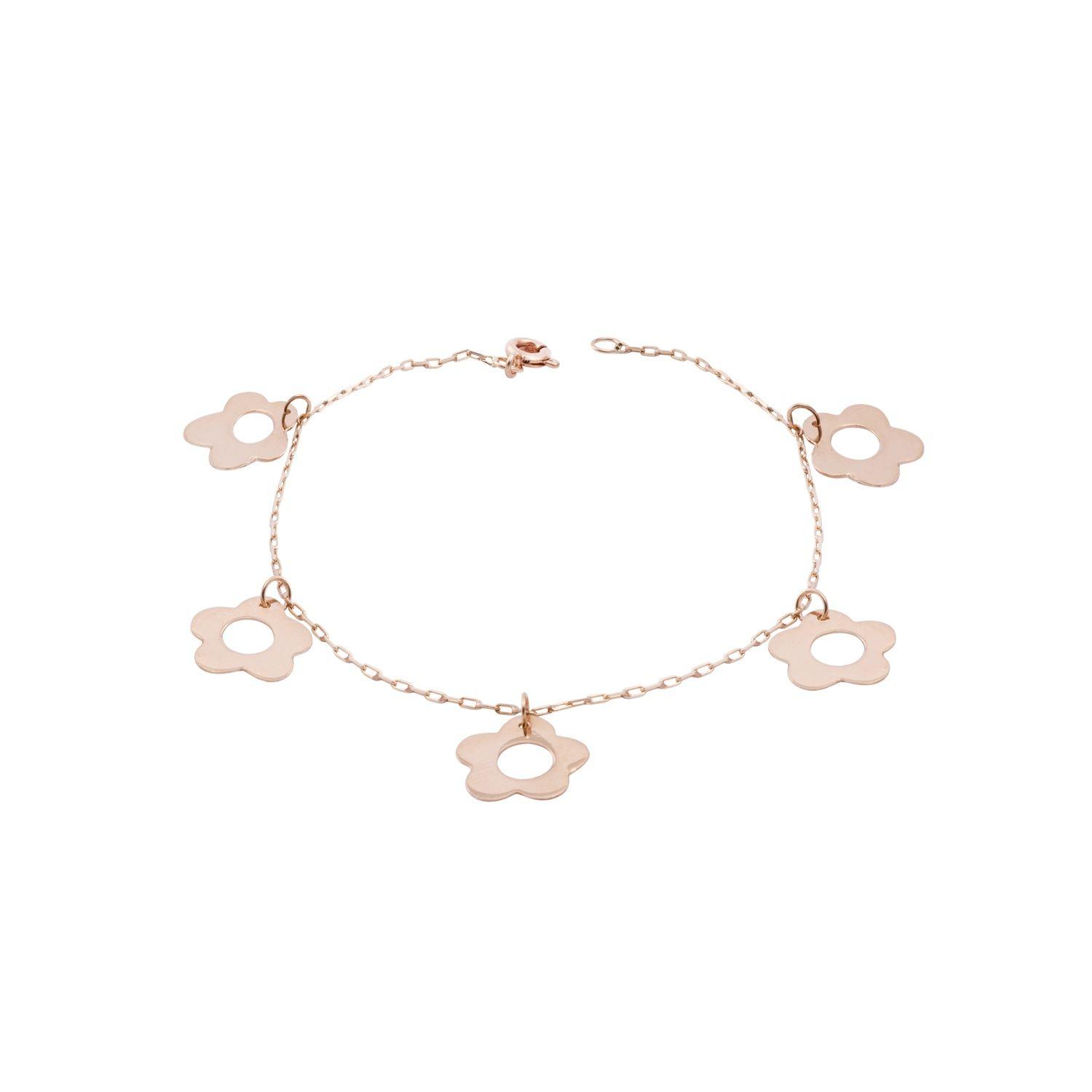 Pulsera en Oro Miel 18kt Margarita-0
