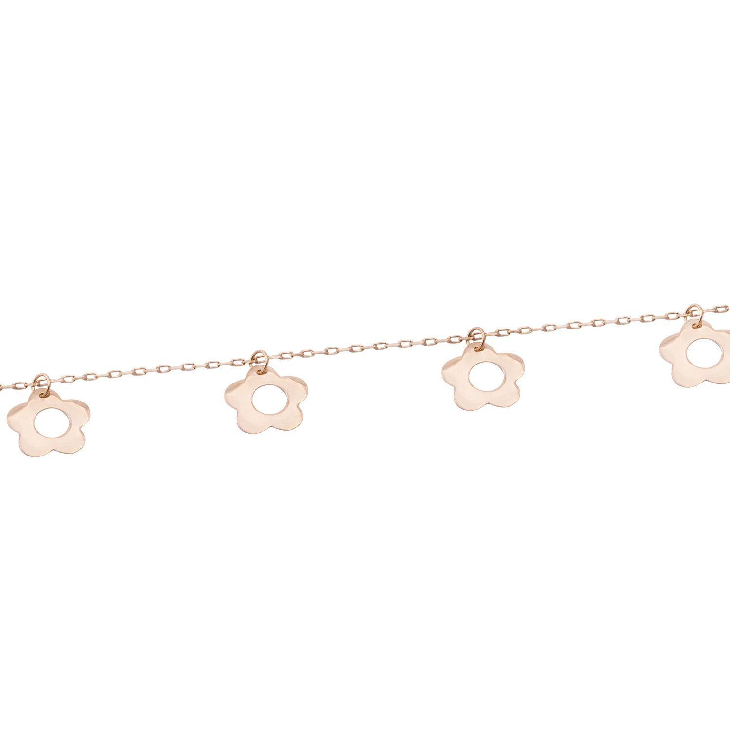 Pulsera en Oro Miel 18kt Margarita-2