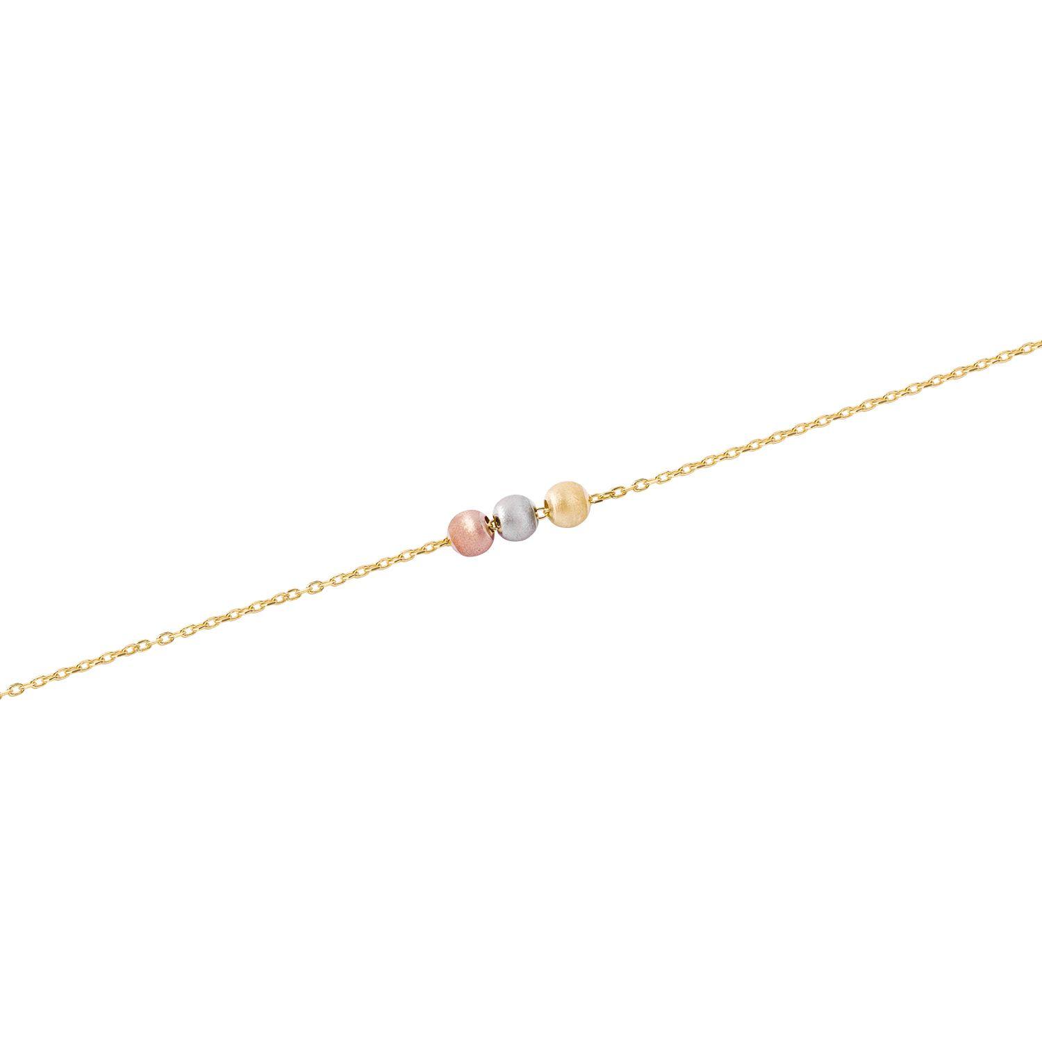 Pulsera Oro 18kt Tres colores-1
