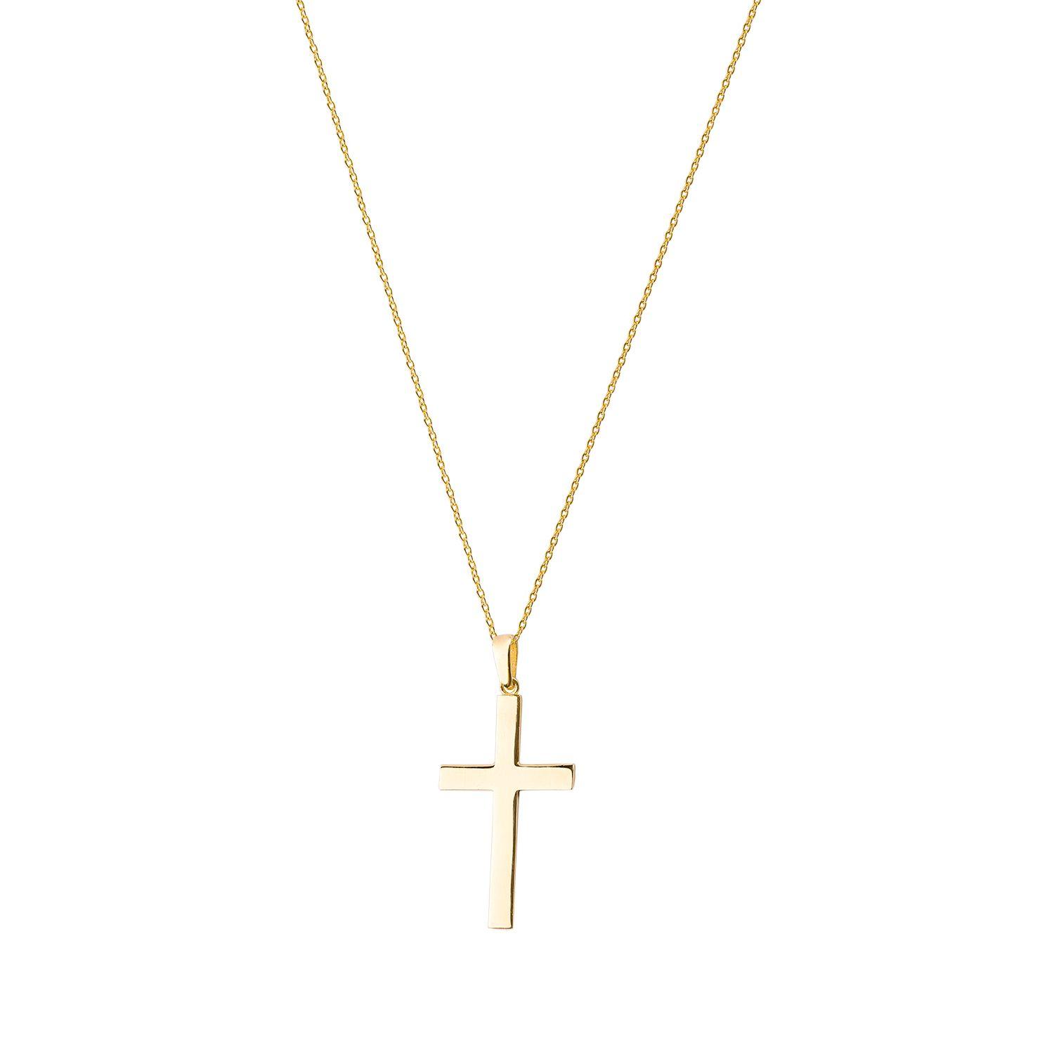 Colgantes de Oro 18kt Modelo Cruz.-2
