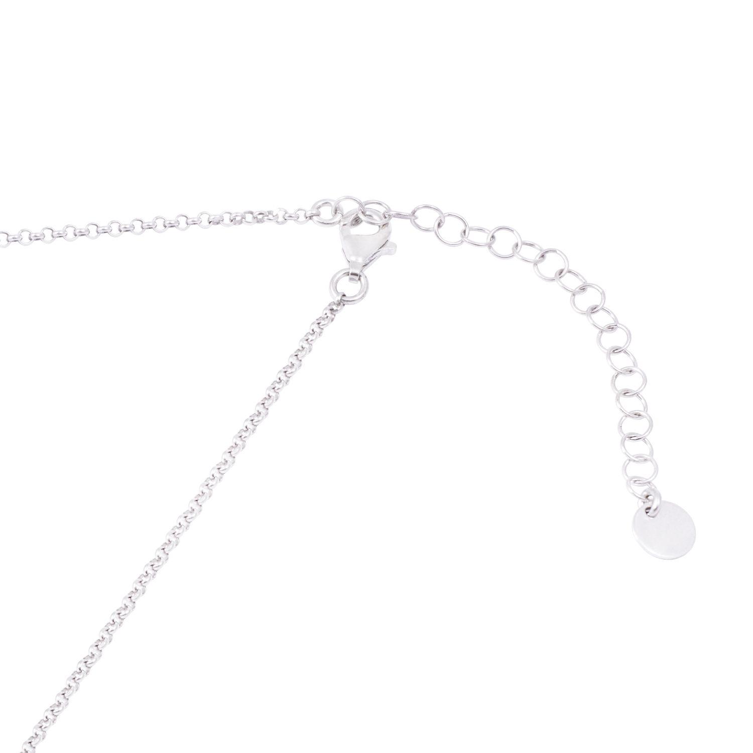 Collar de Plata Esterlina 925 Argollas Bicolor Revestido en Oro 18kt-2