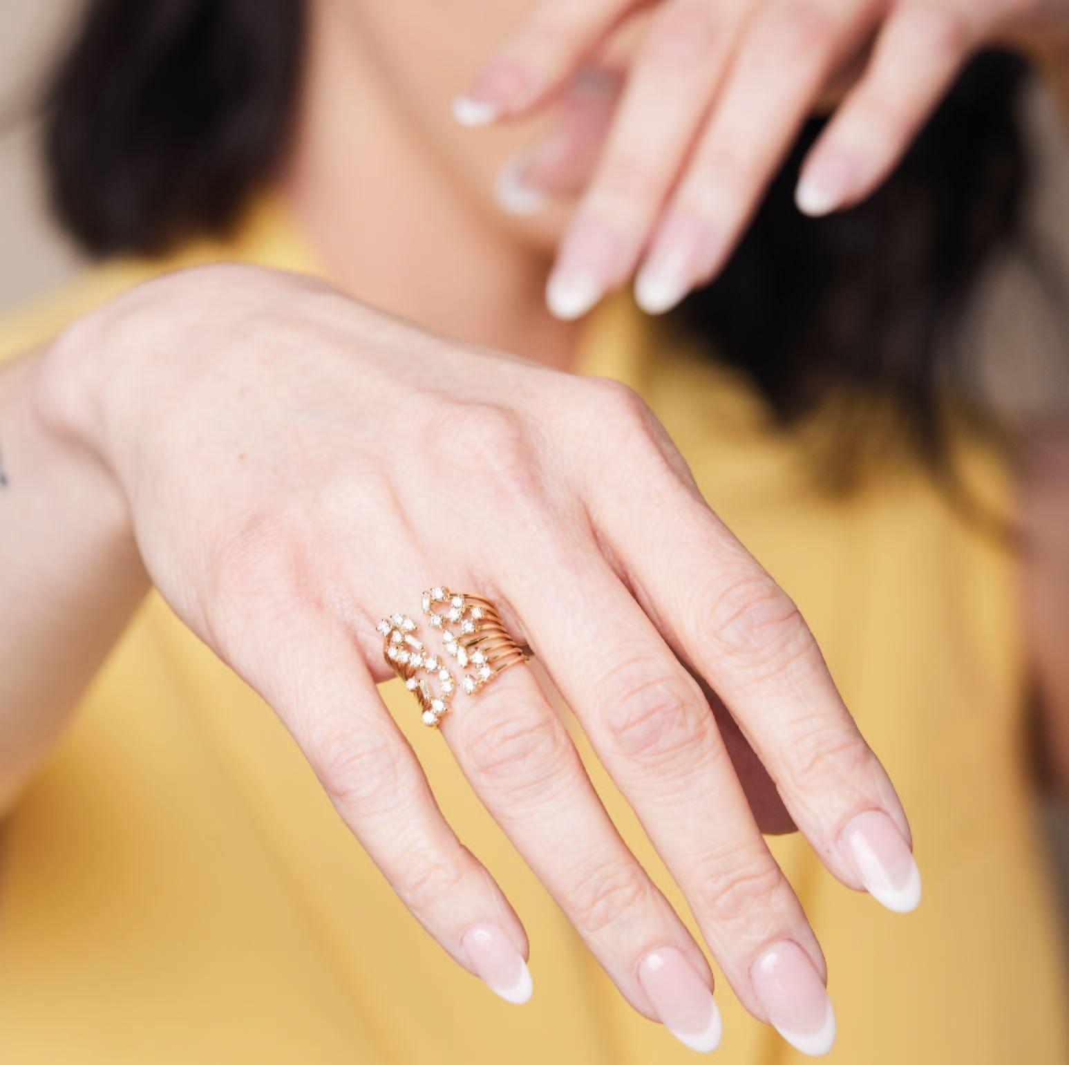 Anillo Oro Amarillo 18kt Diamantes 99Pts | Danielle Costantini-3