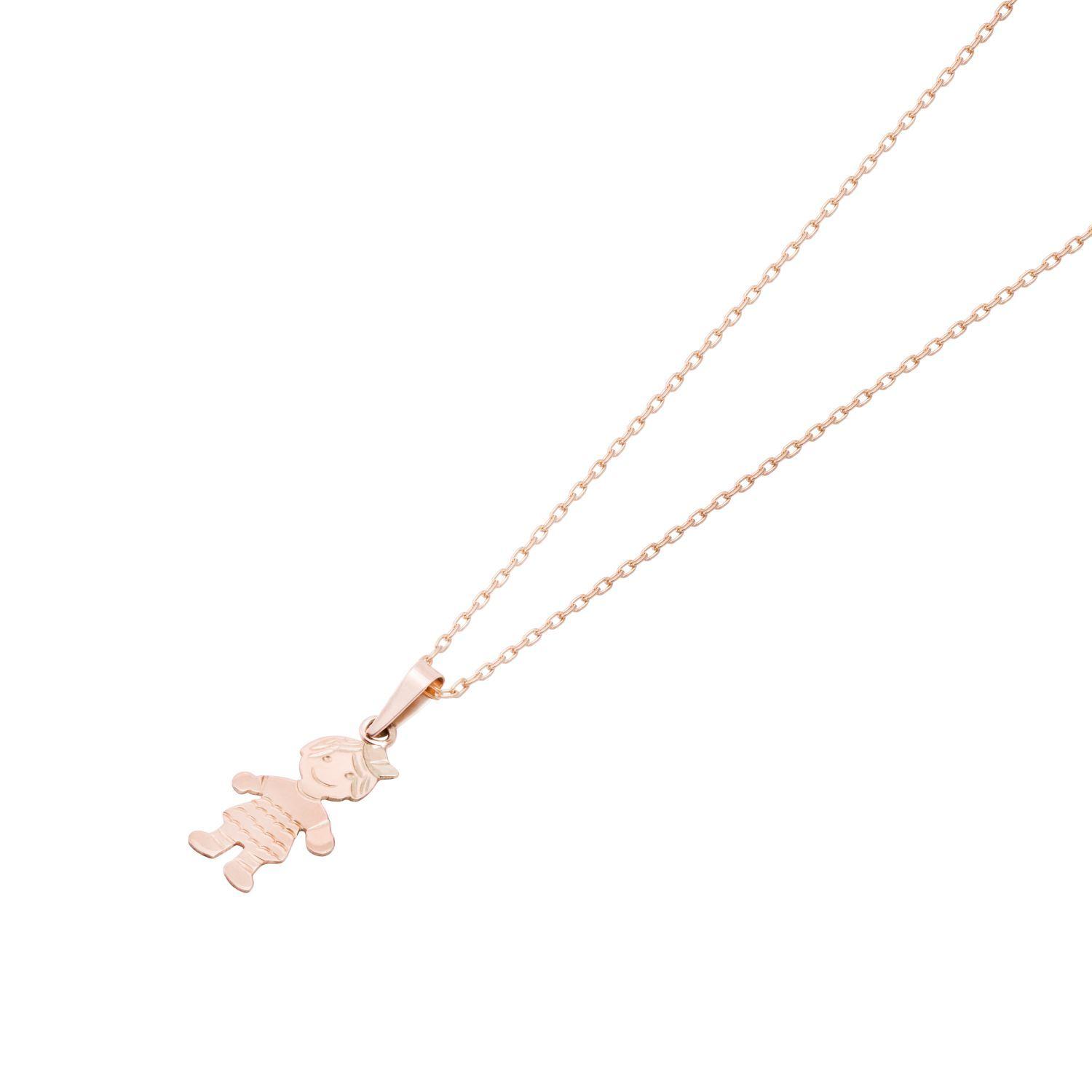 Colgante Oro Miel  18kt Niña-2