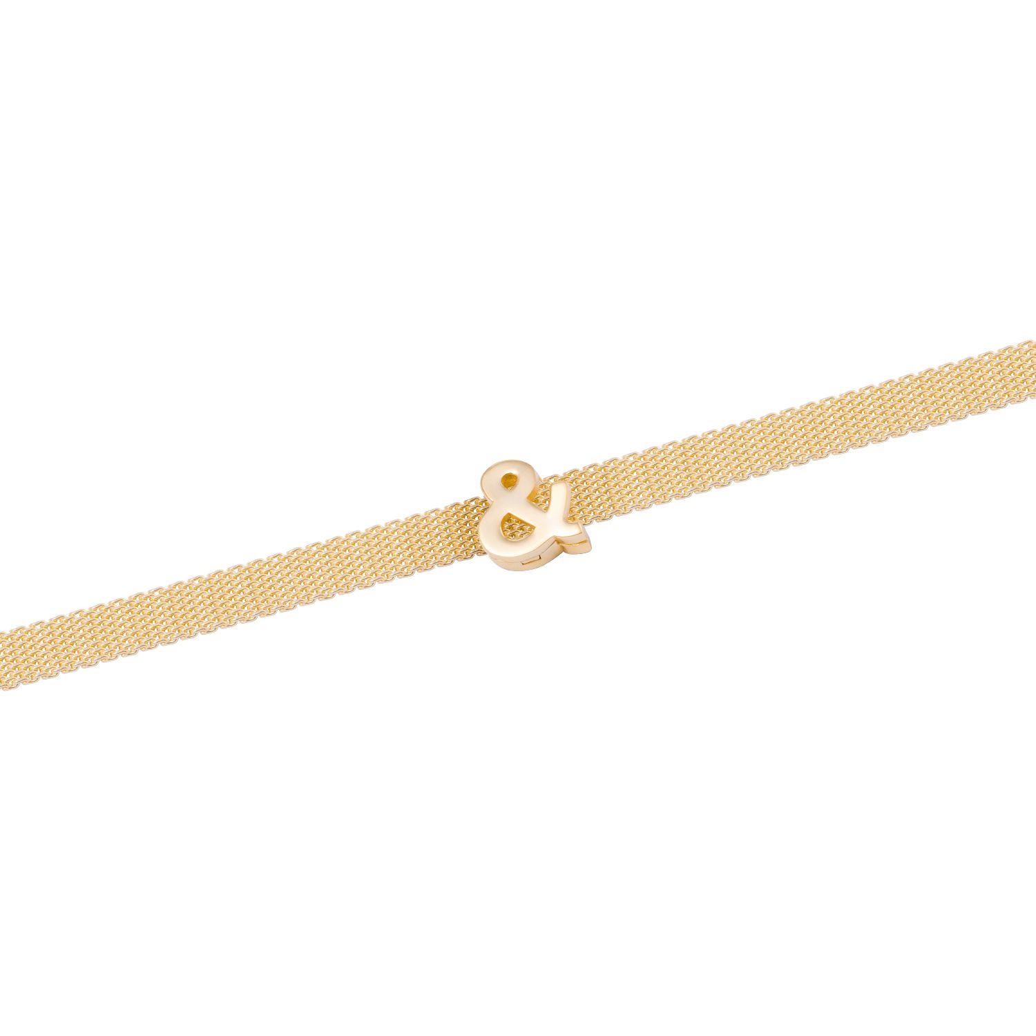 Dije de Plata broche Letra & Revestido en Oro 18kt-2