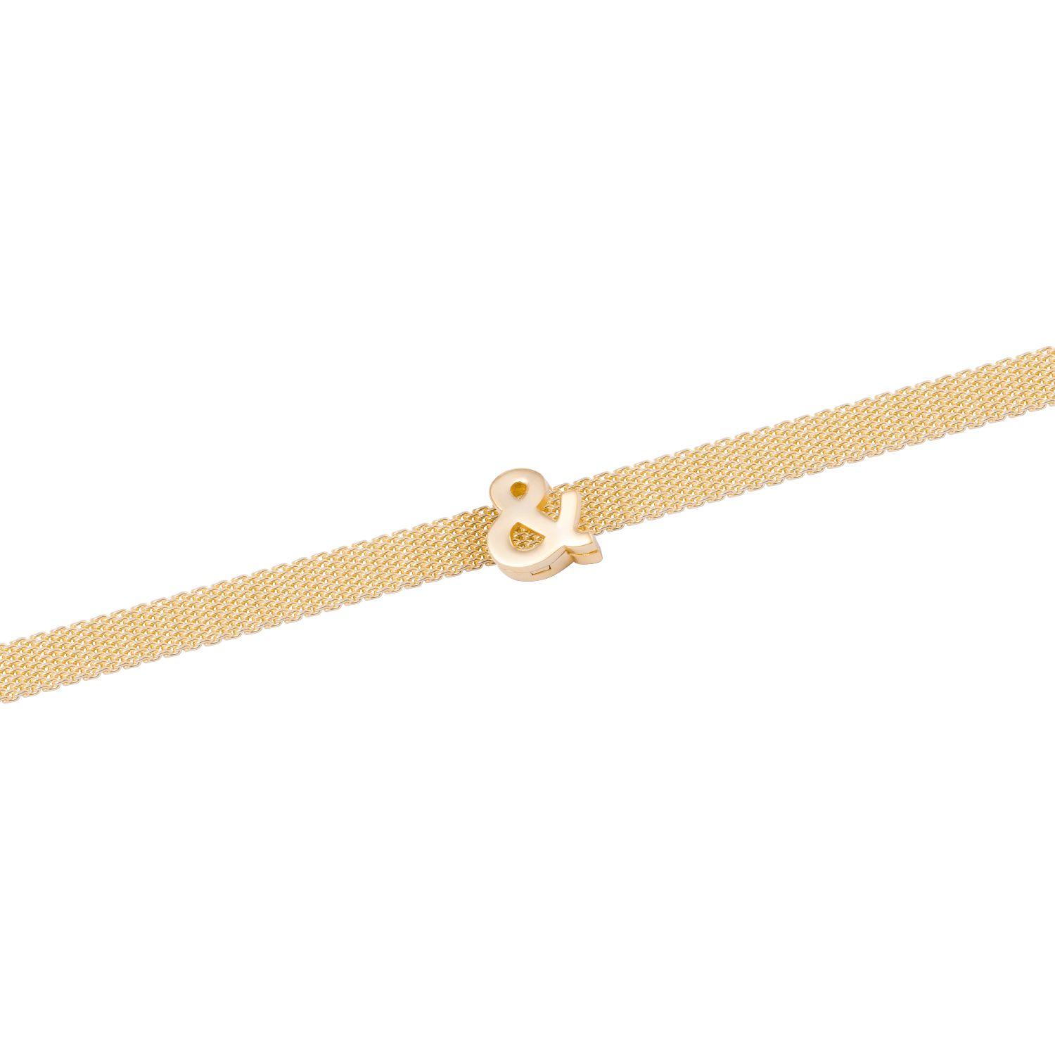 Dije de Plata broche Letra & Revestido en Oro 18kt-2