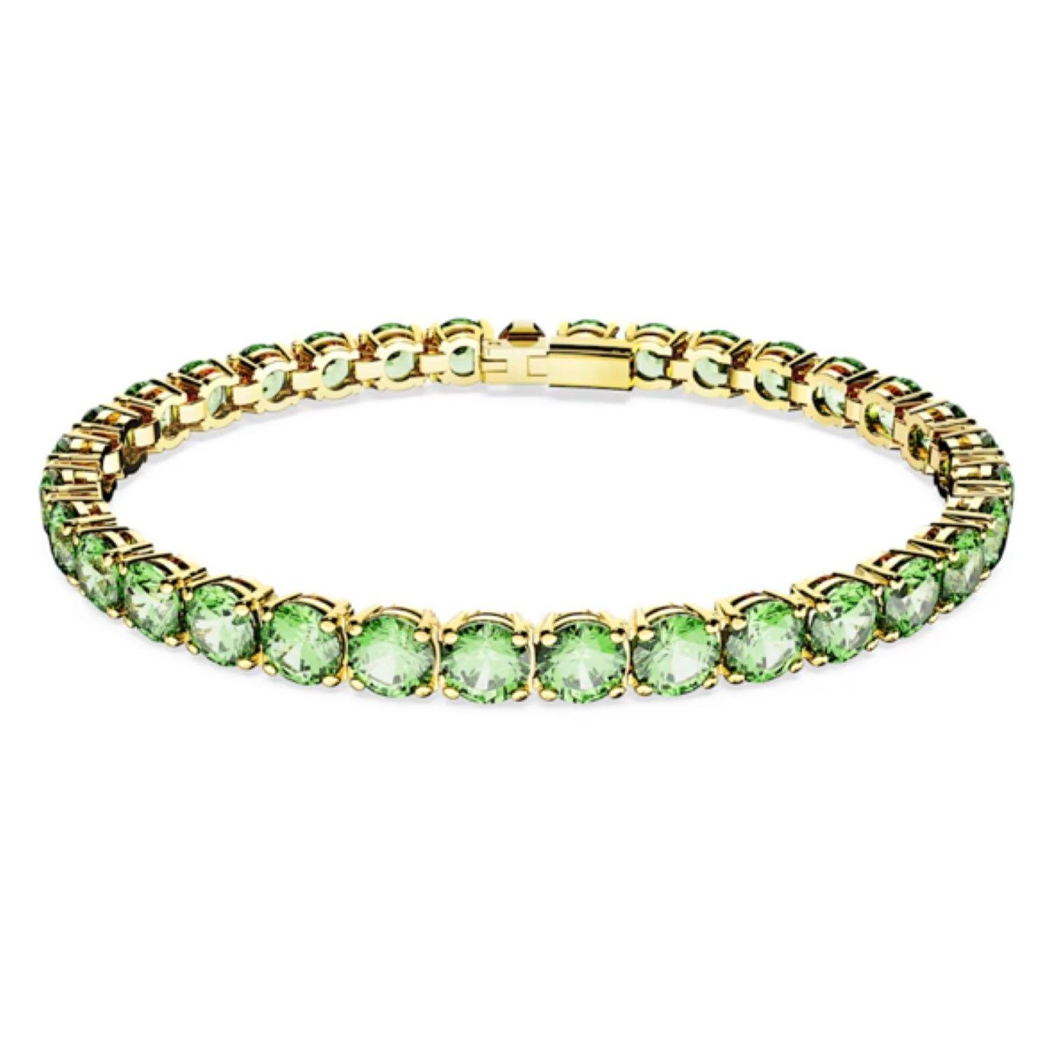Pulsera Swarovski Tennis Verde-0