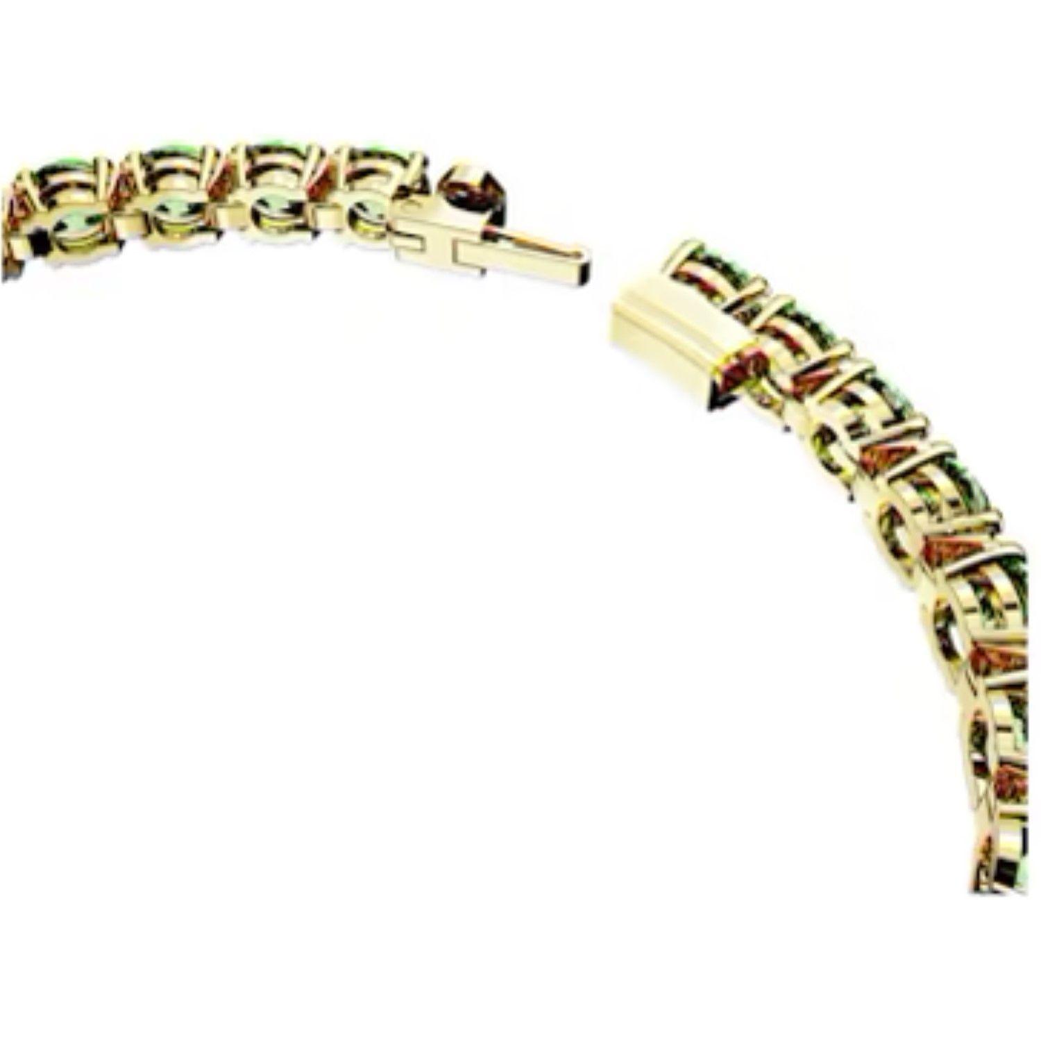 Pulsera Swarovski Tennis Verde-1