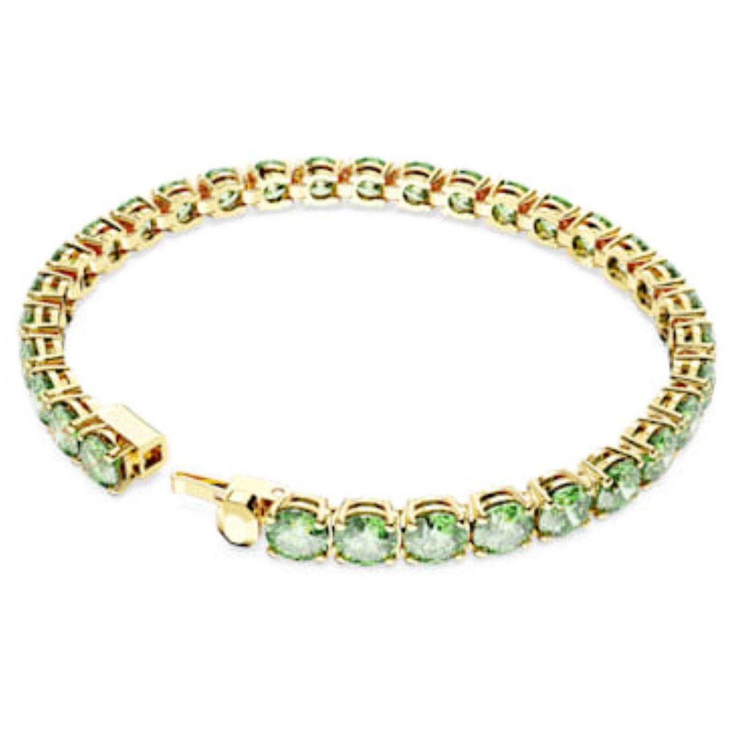 Pulsera Swarovski Tennis Verde-2