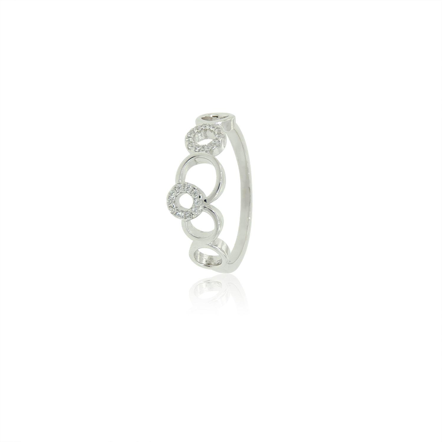 Anillo de Plata Esterlina 925 Infinitos Circon-2