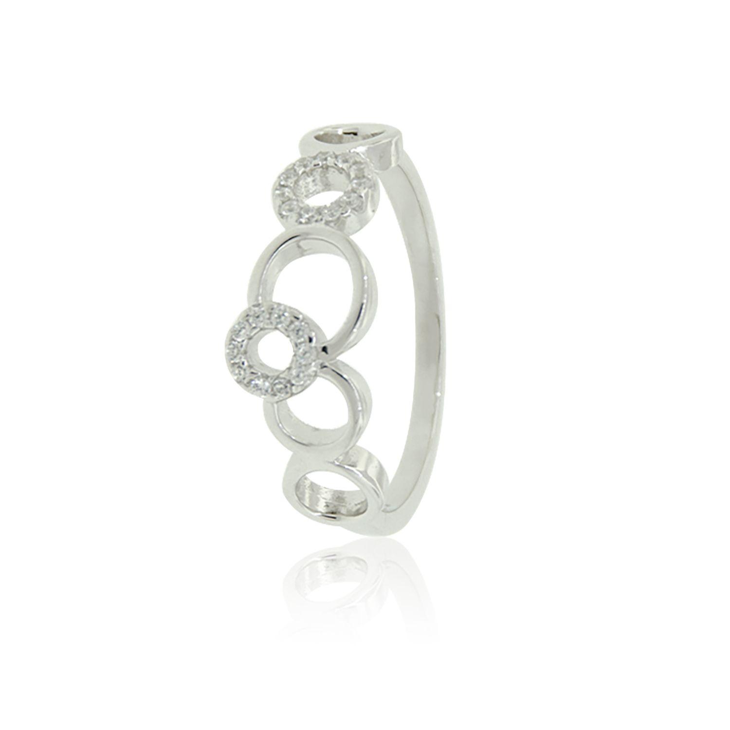 Anillo de Plata Esterlina 925 Infinitos Circon-0
