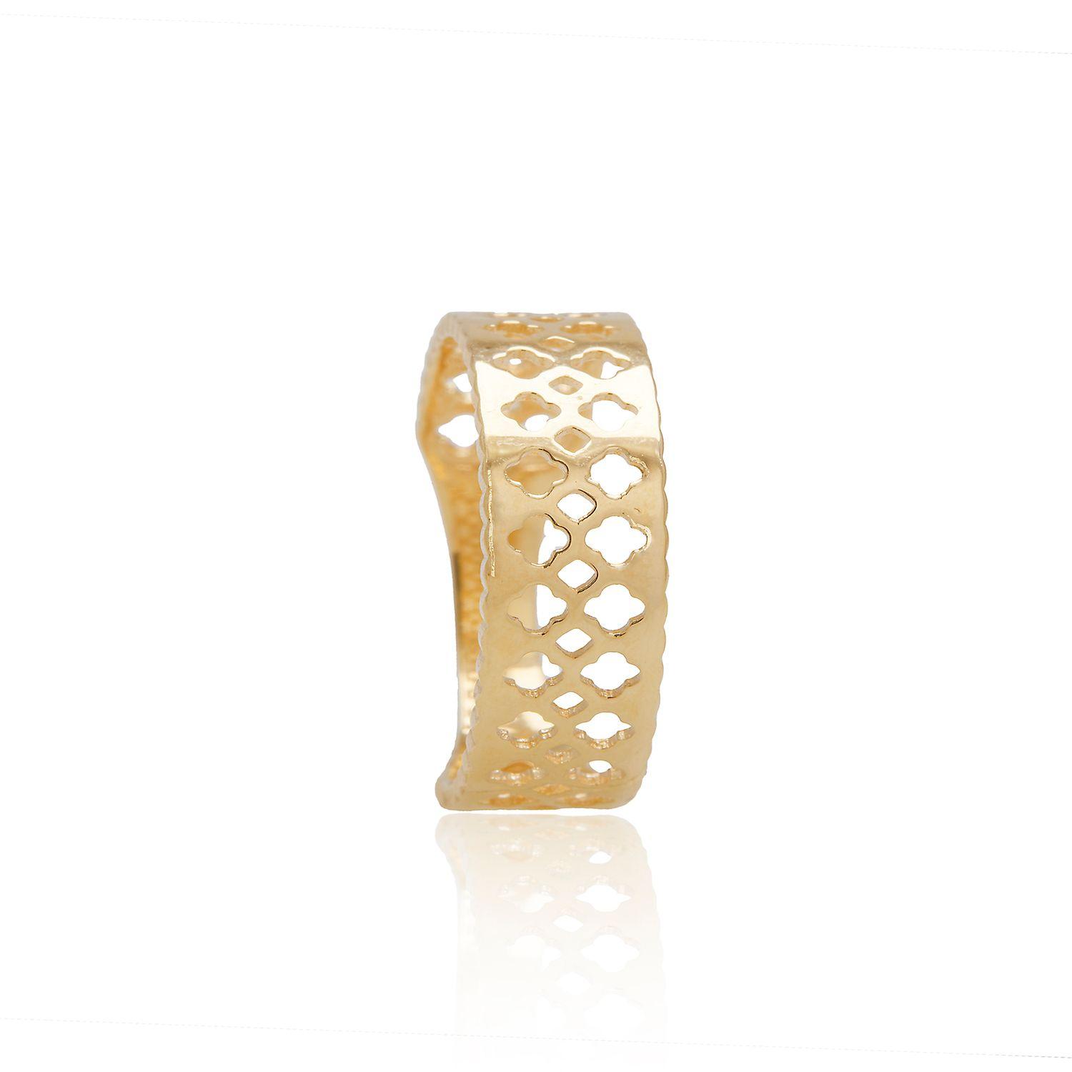 Anillo de Oro  18kt, Modelo Rejilla-0