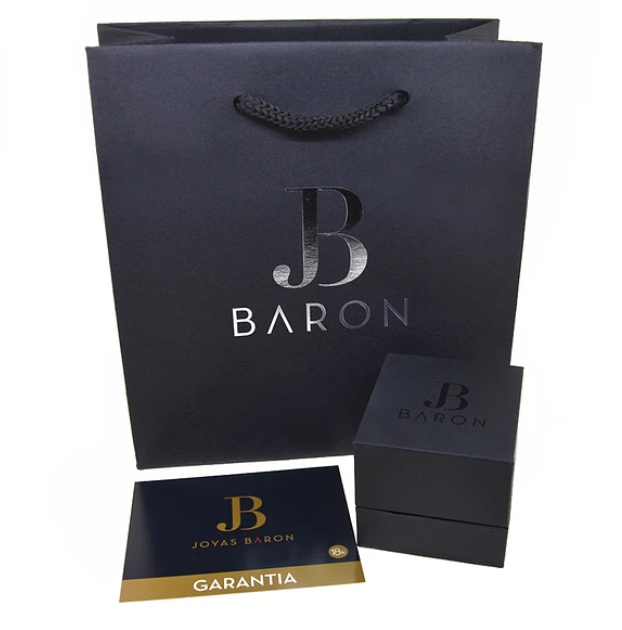 Aros de Oro 18kt Colgante Hexagonal-3