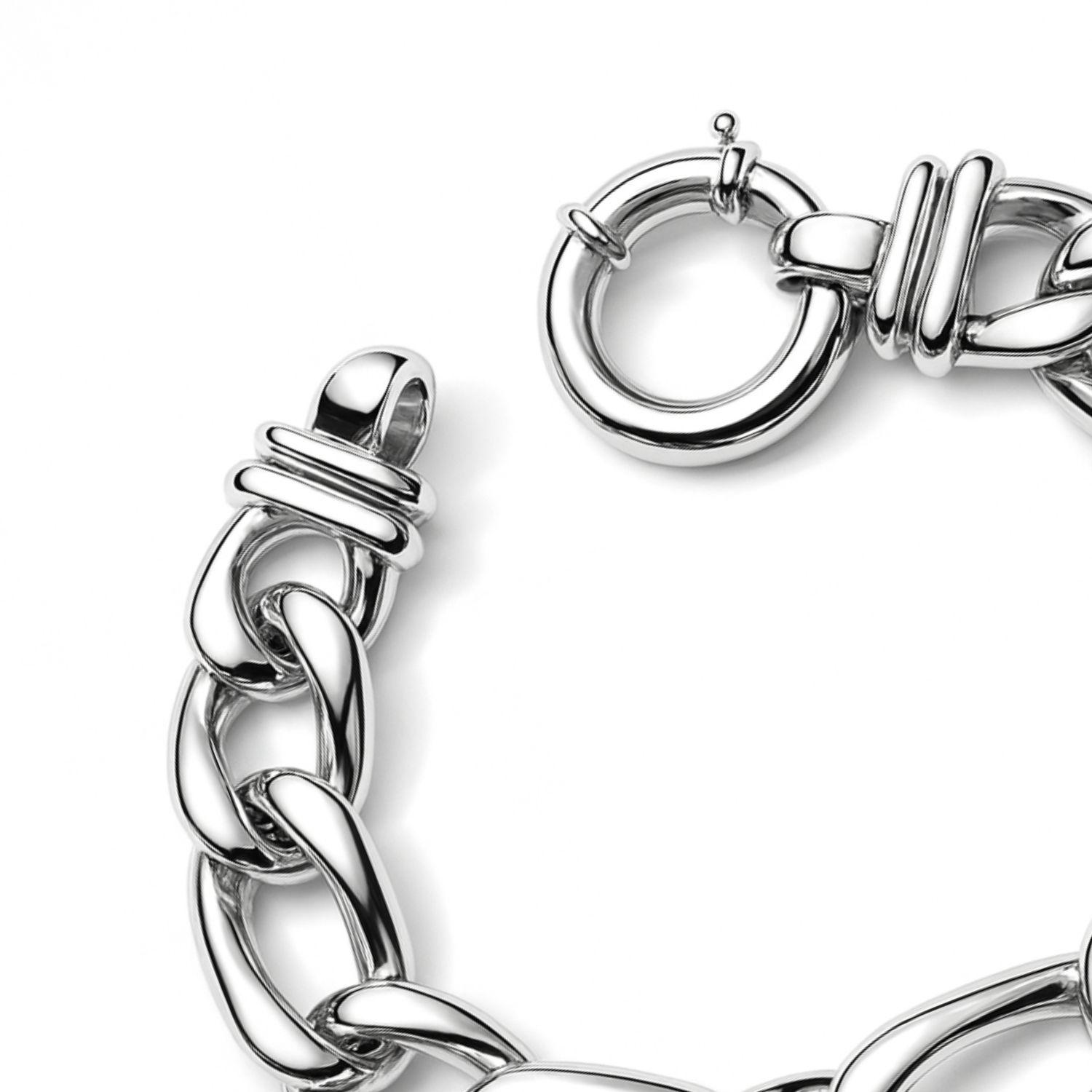 Pulsera de Plata Esterlina 925 Cadena Milano-2