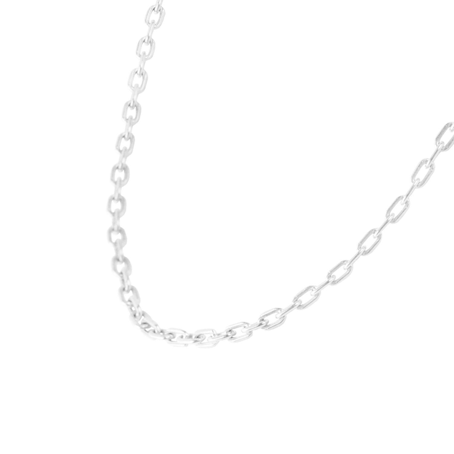 Cadena Oro Blanco 18kt Blanco Limada-2