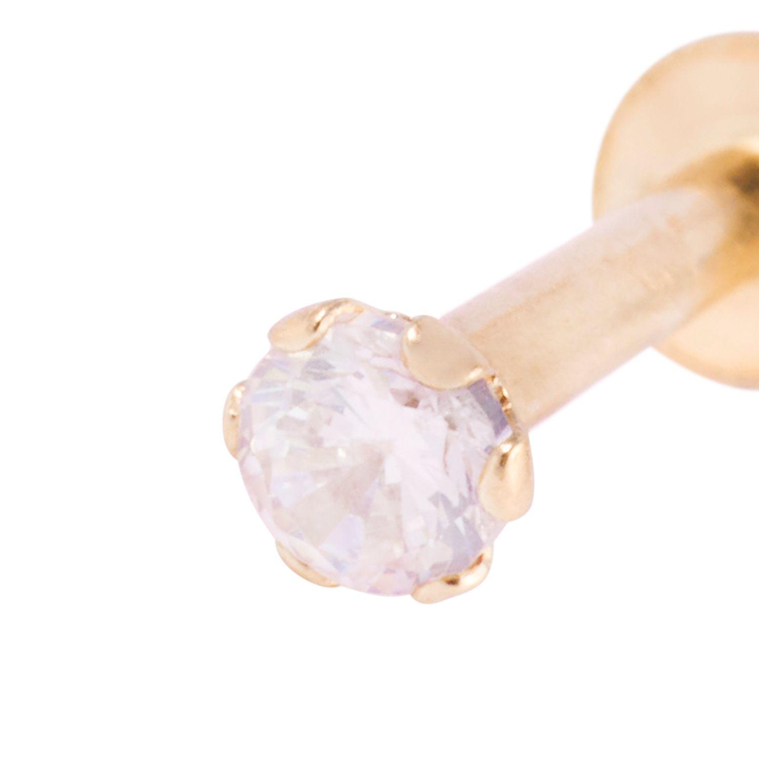Piercing de Oro de 9kt Punto de luz-1