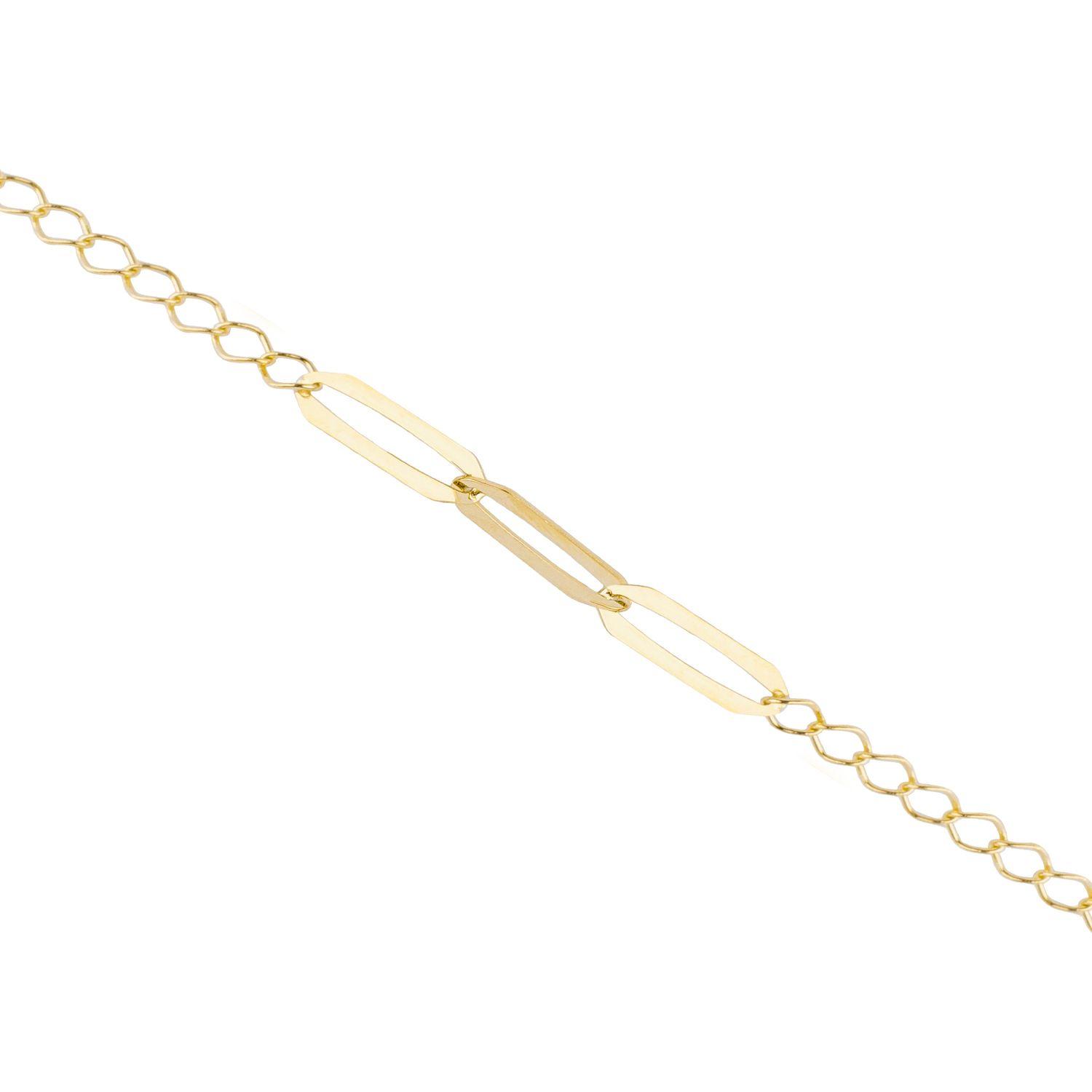 Pulsera de Oro 18kt Eslabones Cadenas-1