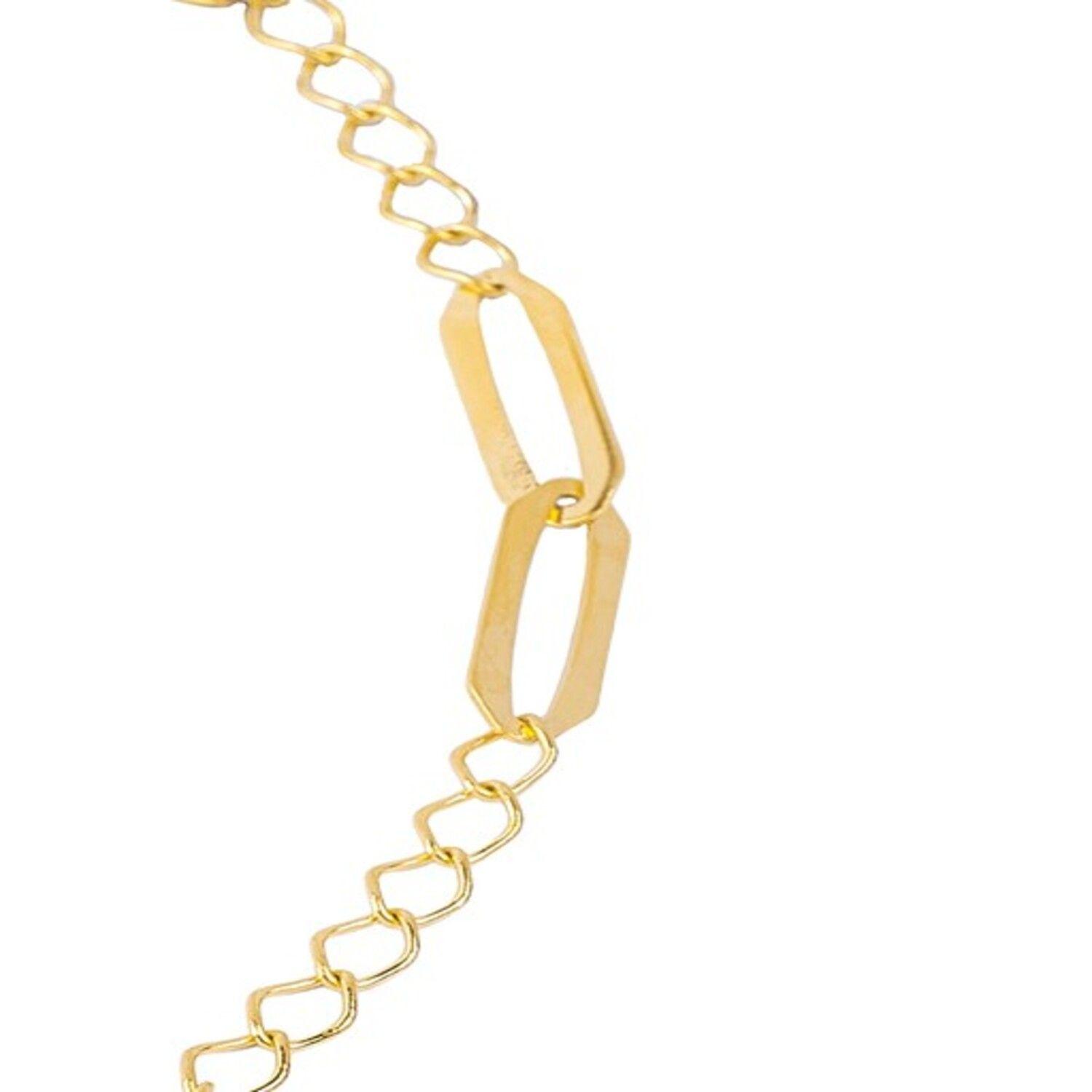 Pulsera de Oro 18kt Eslabones Cadenas-2